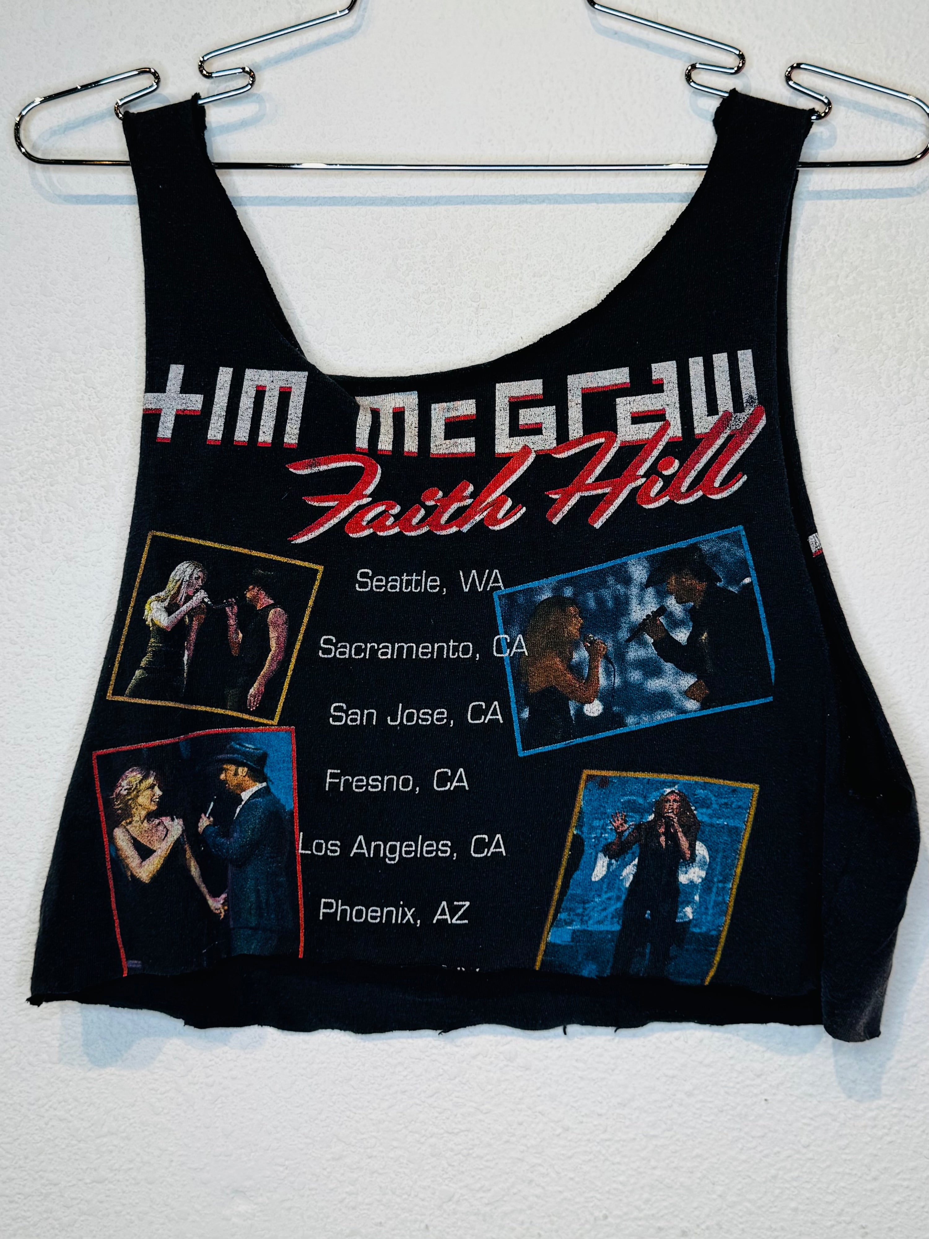Tim McGraw Faith Hill Vintage Crop Tank