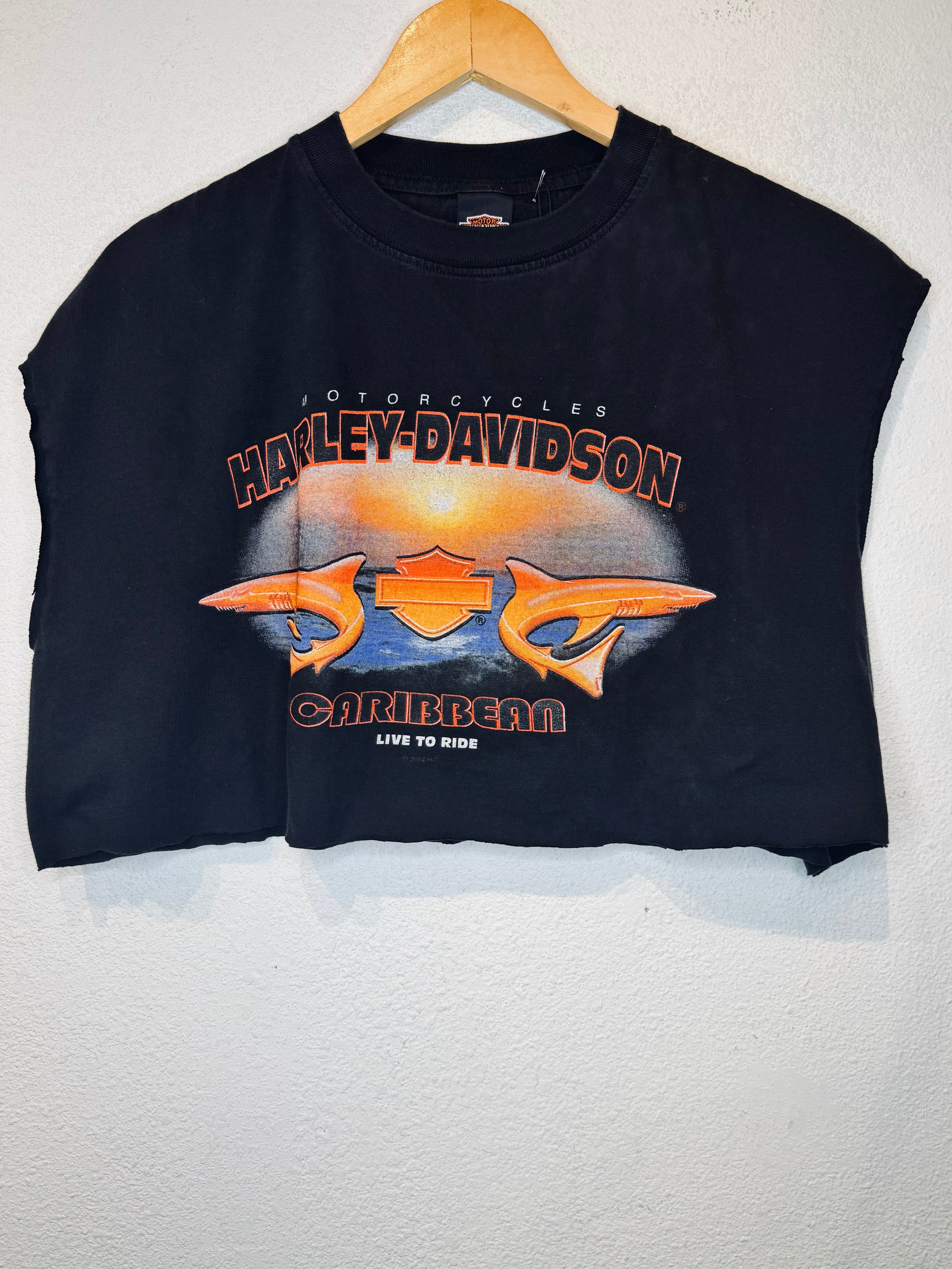 Caribean Harley Vintage Crop Tank