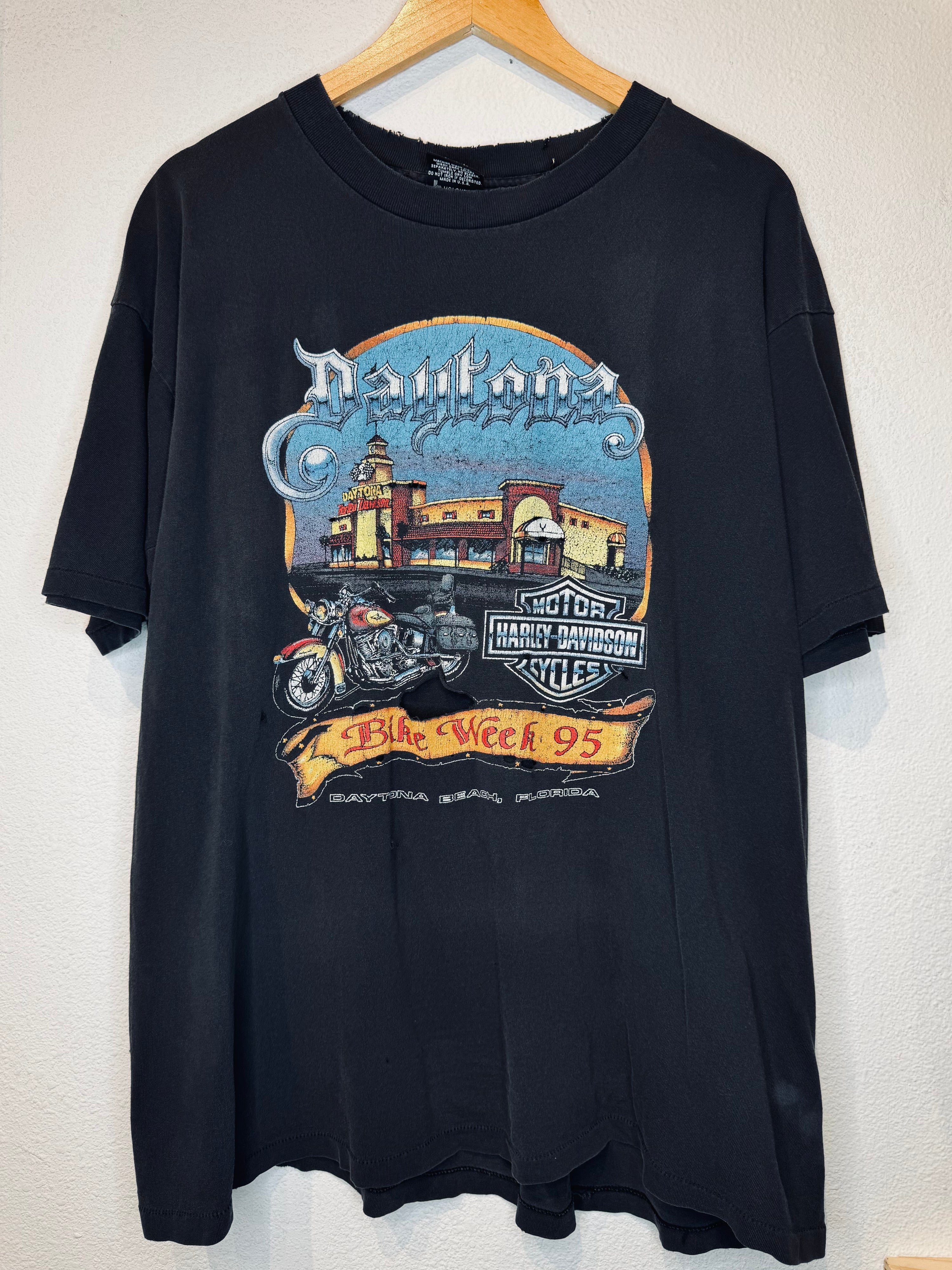 Daytona Bike Week '95 Harley Vintage Tee