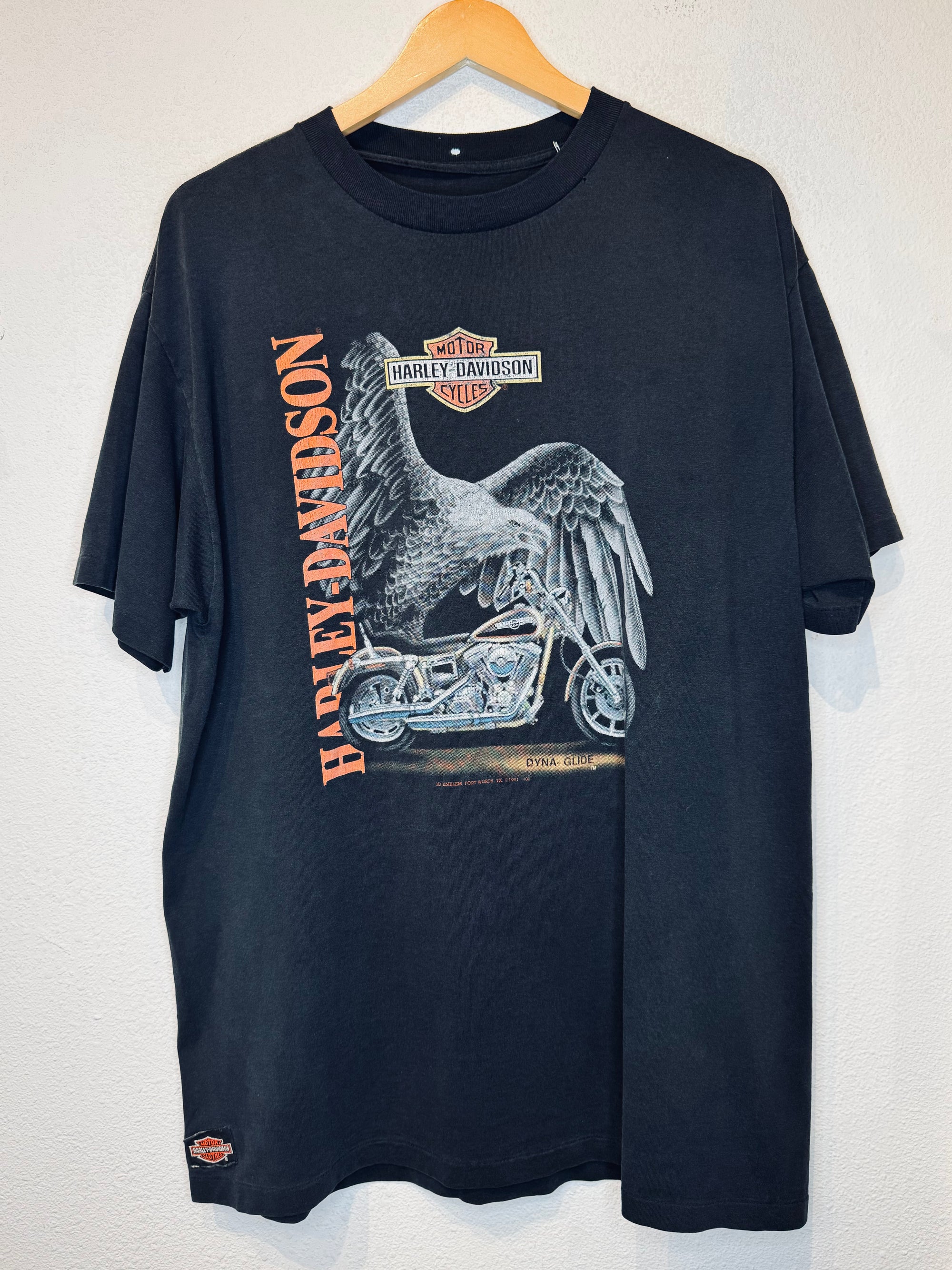 Dyna Glide 3D Emblem '91 Harley Vintage Tee