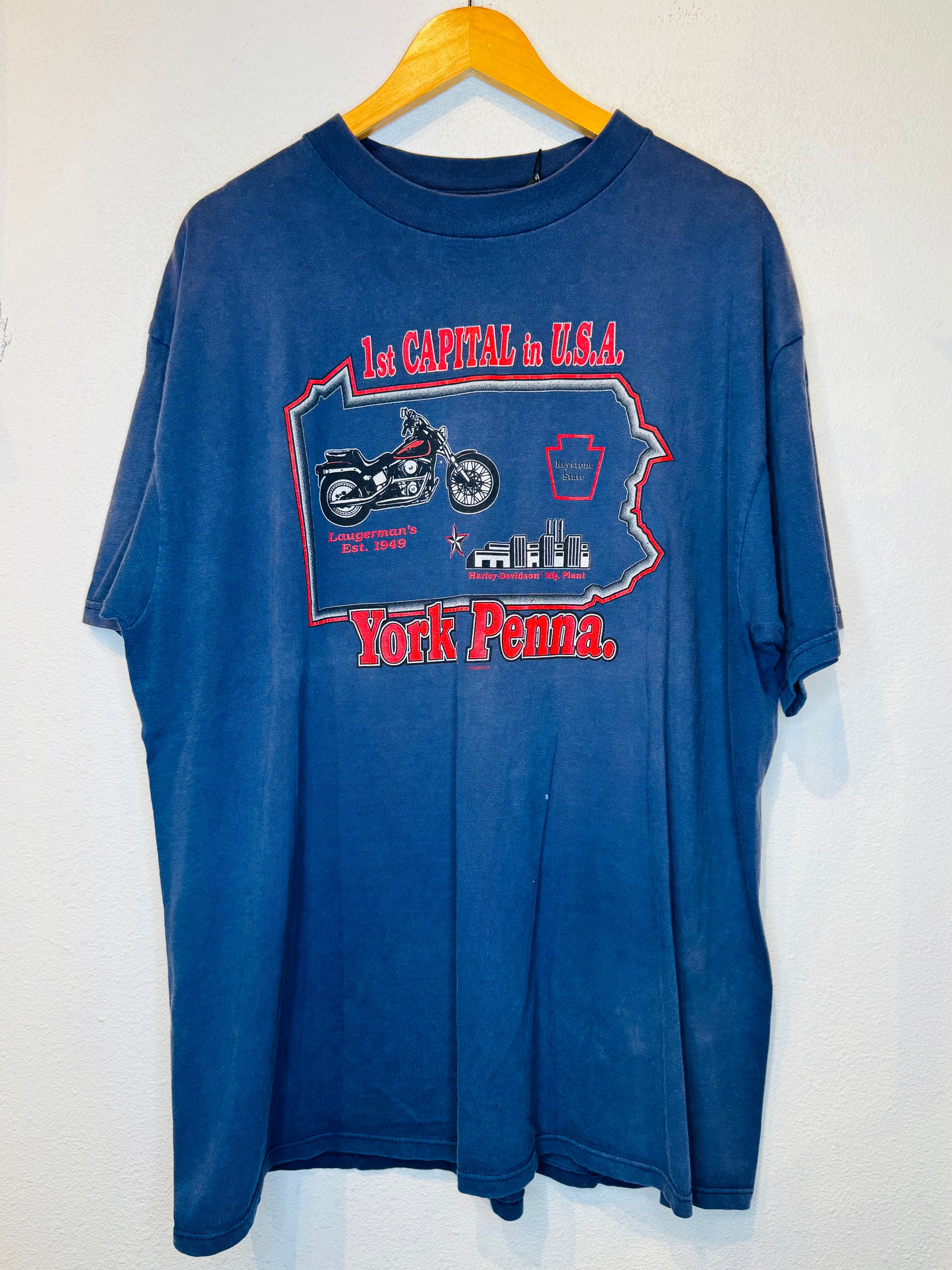 York Harley Vintage Tee