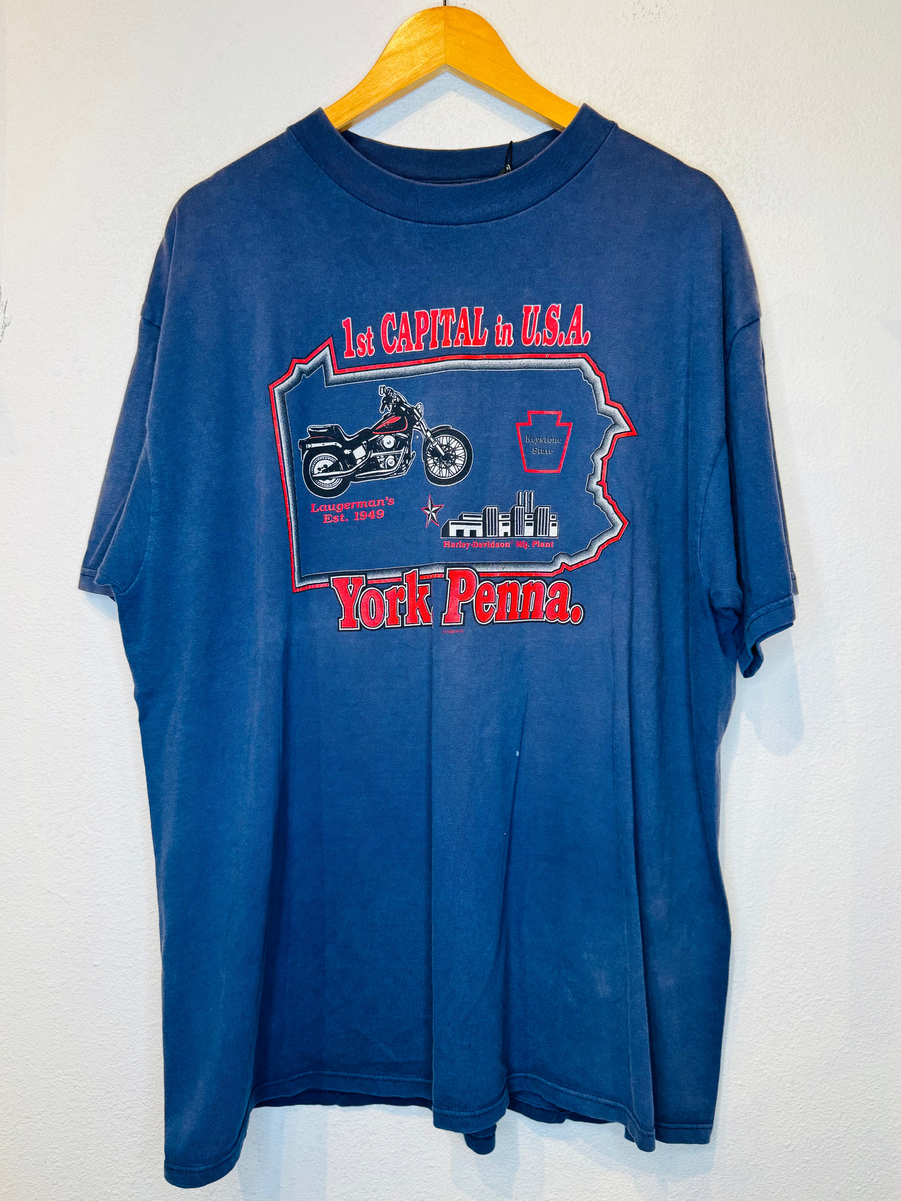 York Harley Vintage Tee