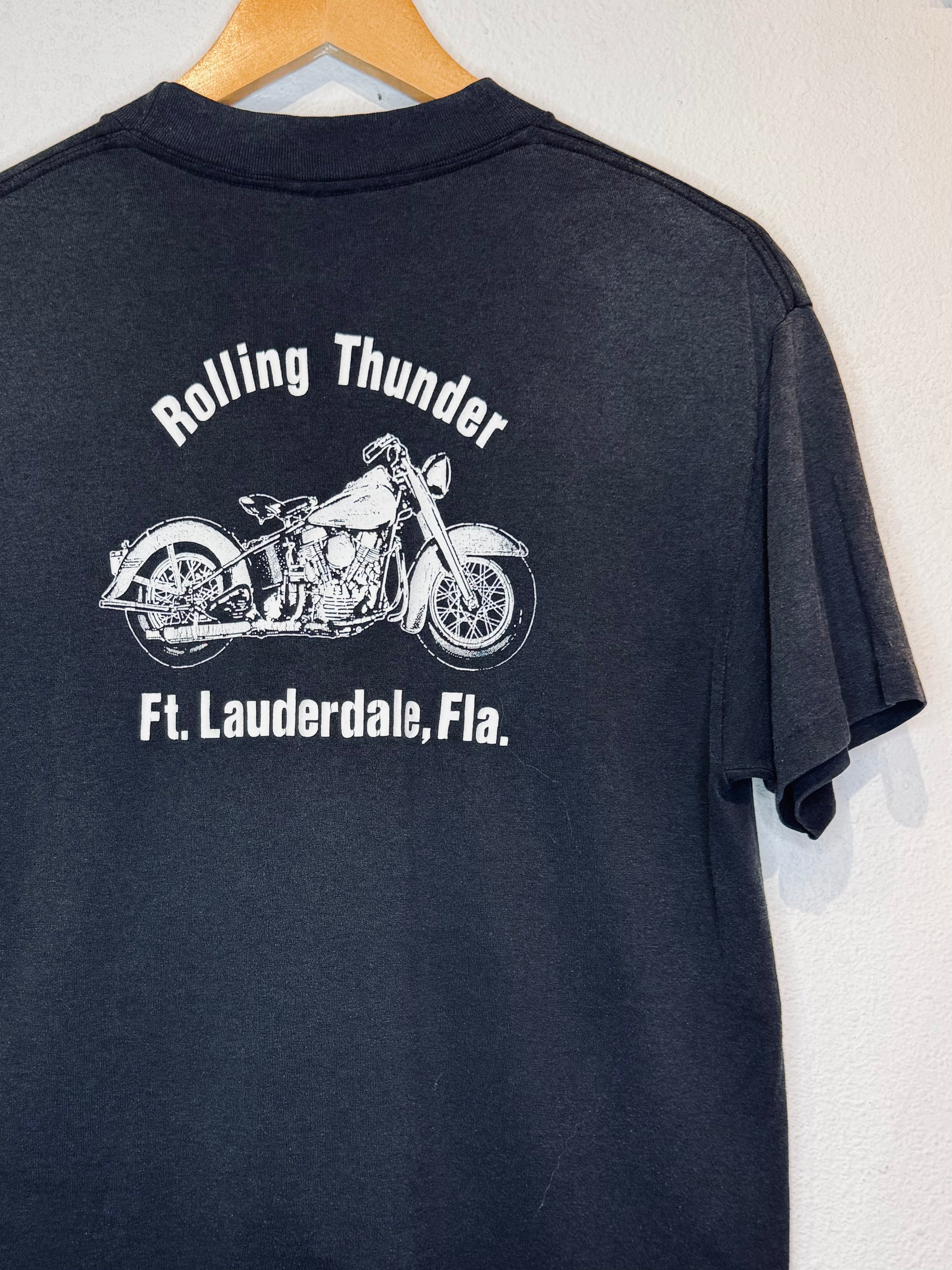 Not Just a T Shirt 3D Emblem '91 Harley Vintage Tee