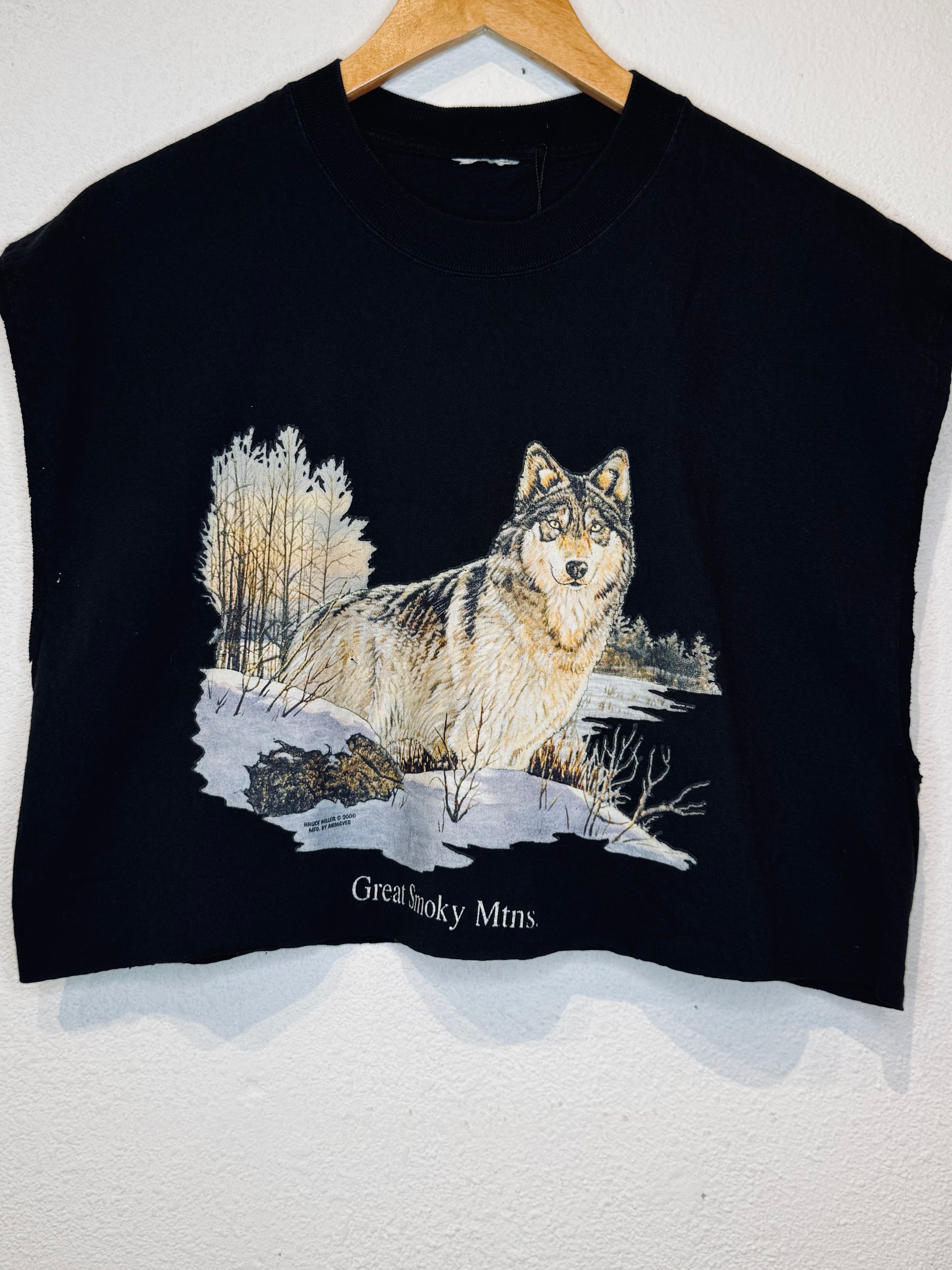 Great Smoky Mountains Vintage Crop Tank