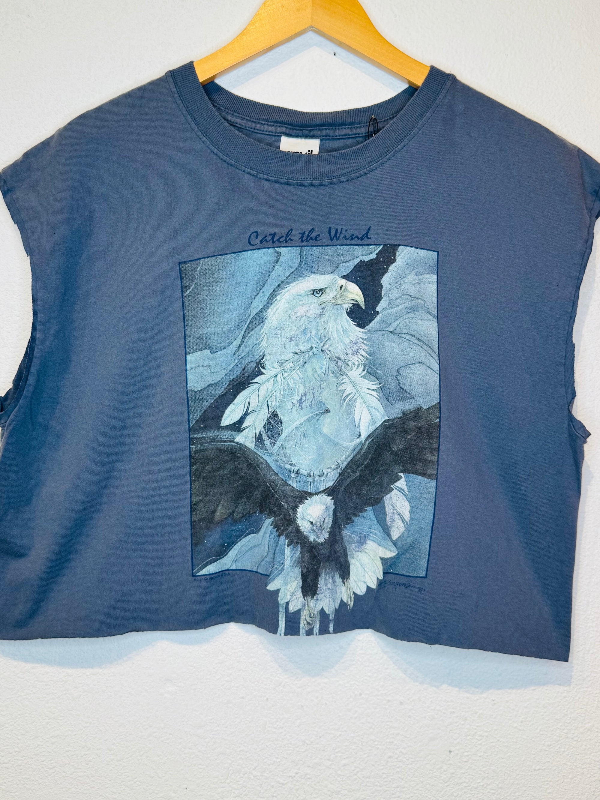 Catch the Wind Vintage Crop Tank