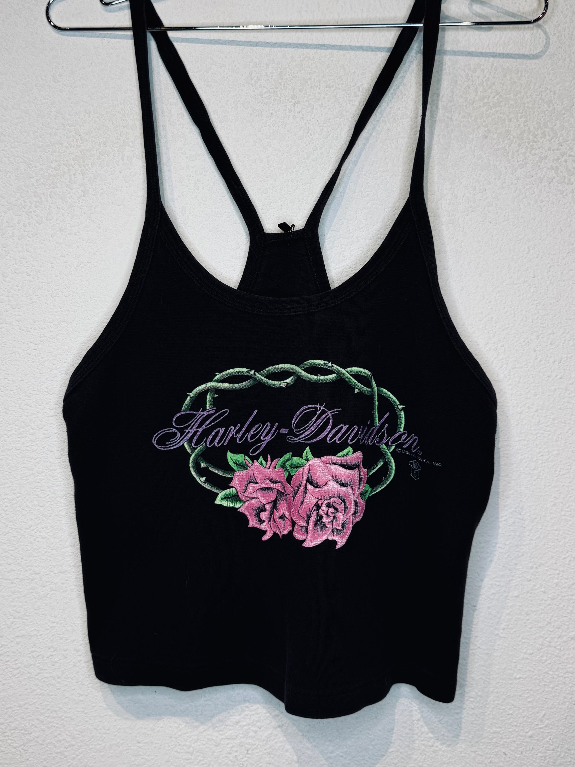 Roses '88 Harley Vintage Crop Tank