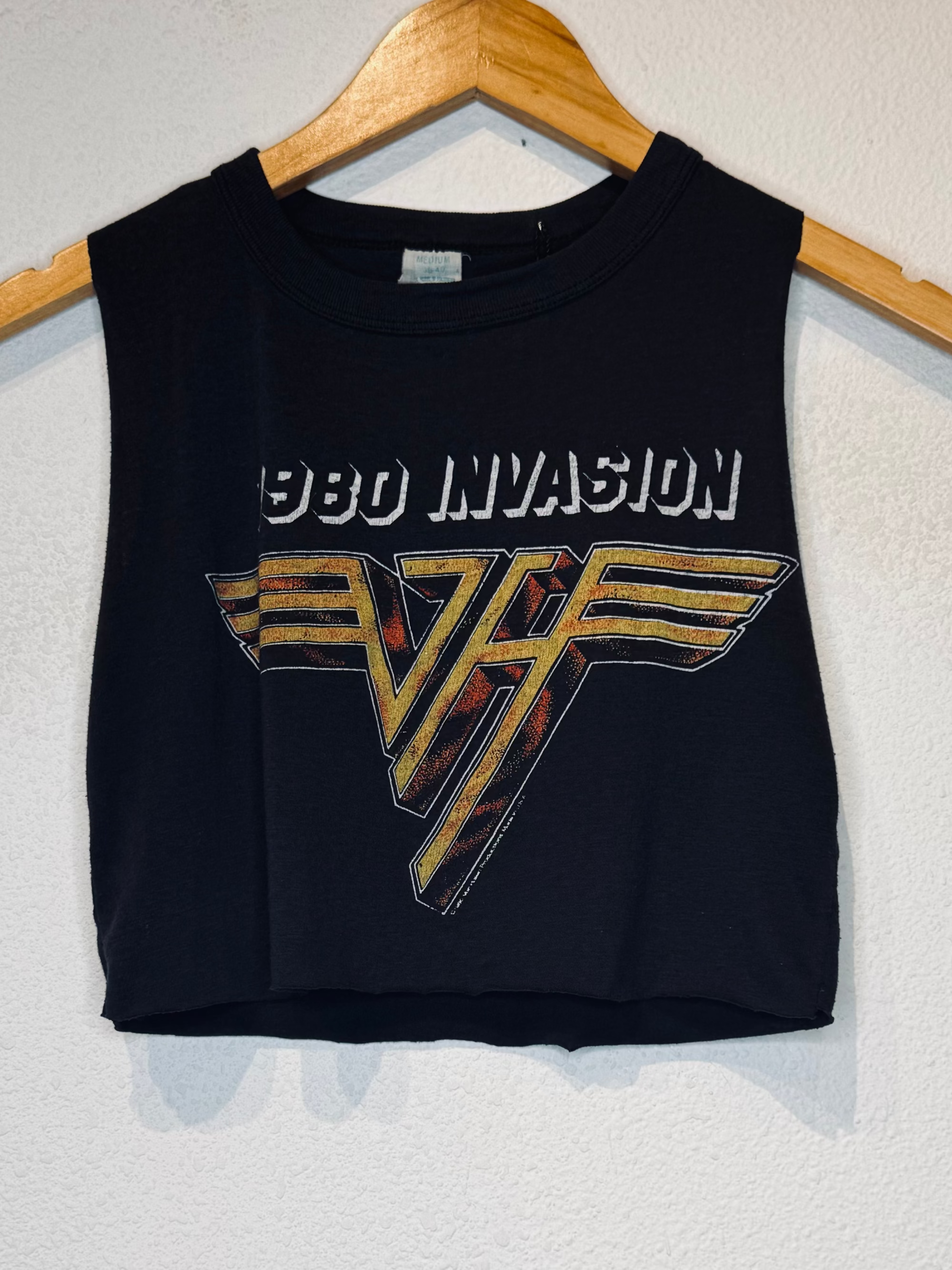 1980 Van Halen Vintage Crop Tank