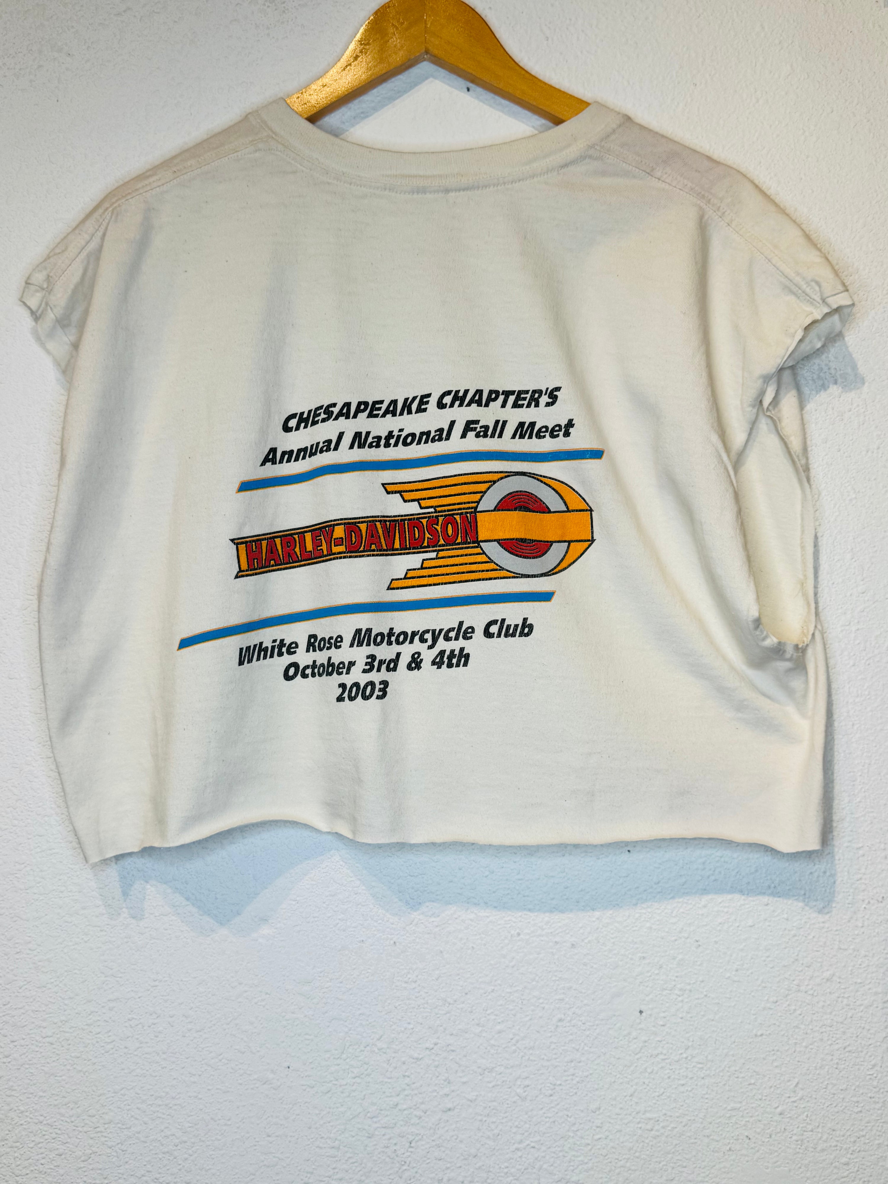 Chesapeake Moto Club Vintage Crop Tank