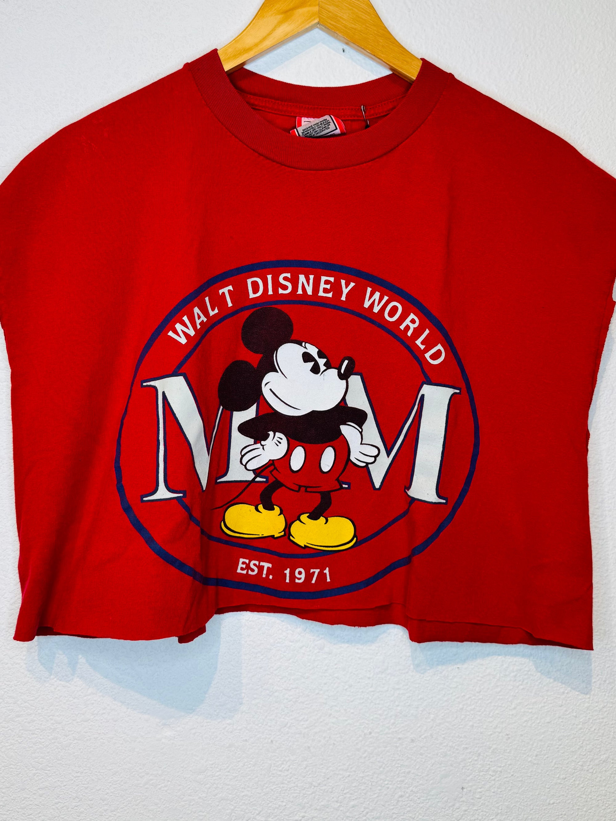 Disney World Mickey Vintage Crop Tank