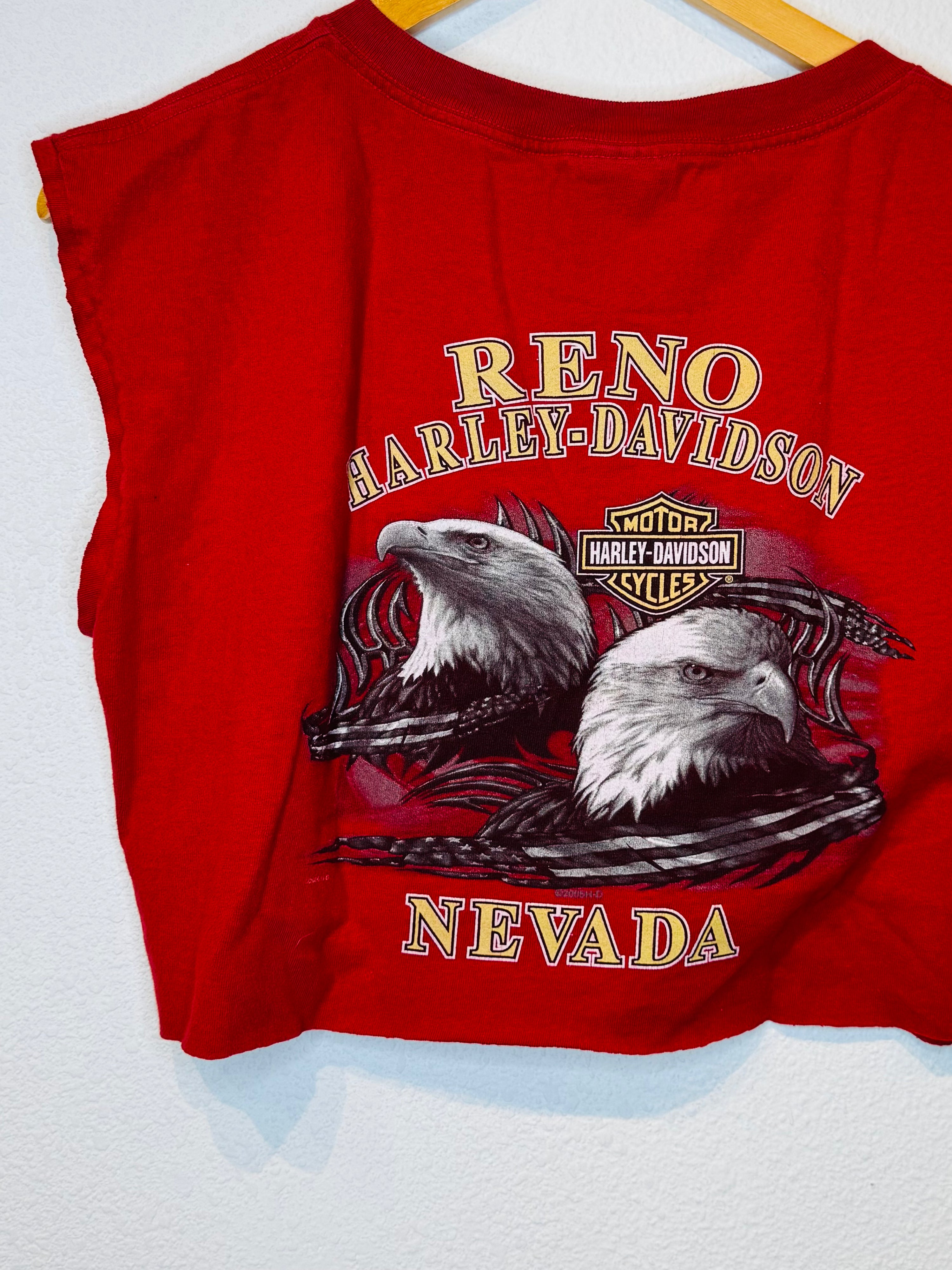 Reno Harley Vintage Crop Tank