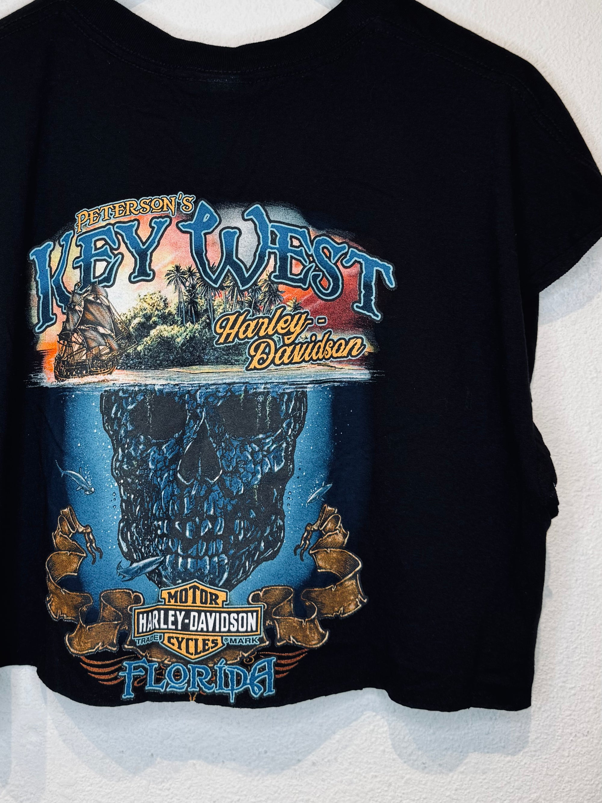 Key West Harley Vintage Crop Tank