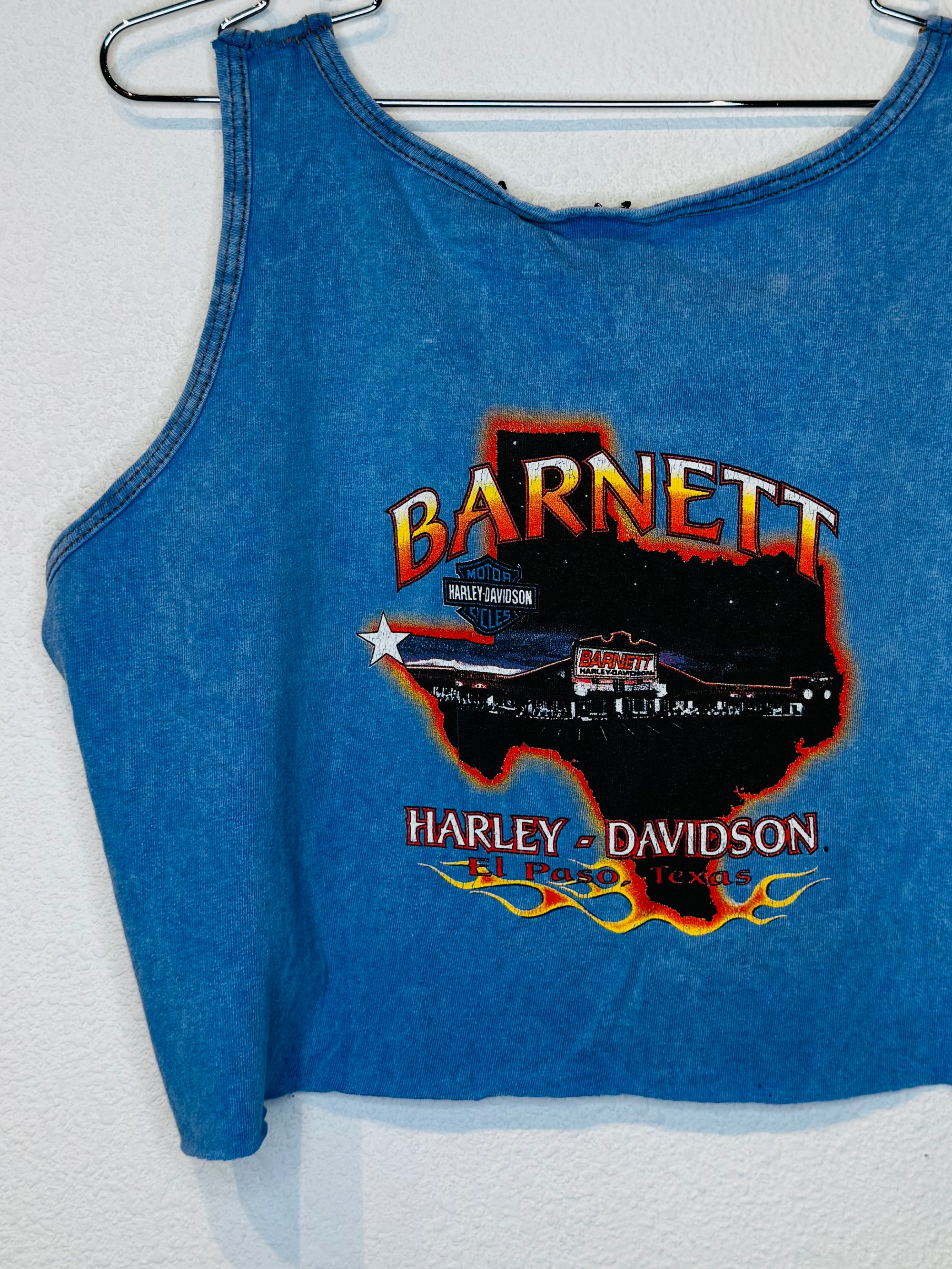 Barnett Harley Vintage Crop Tank