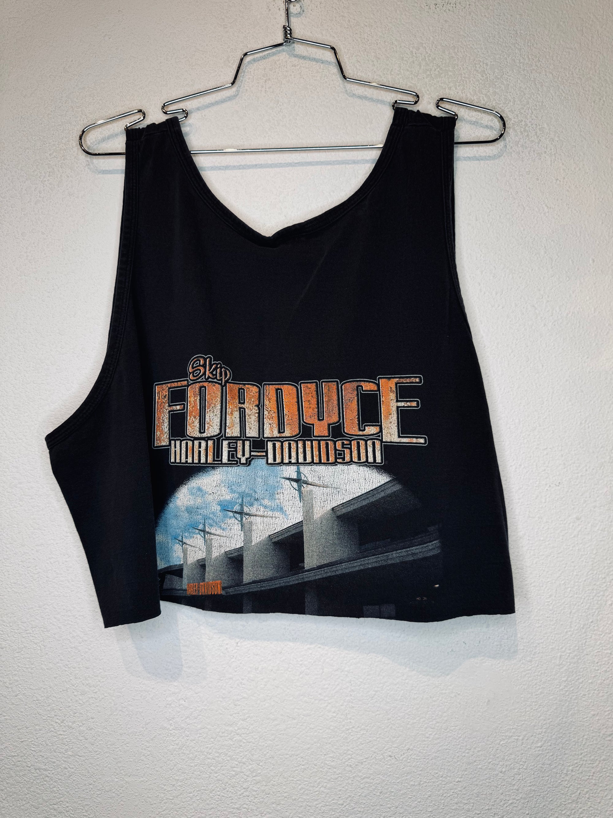 70th Harley Vintage Crop Tank