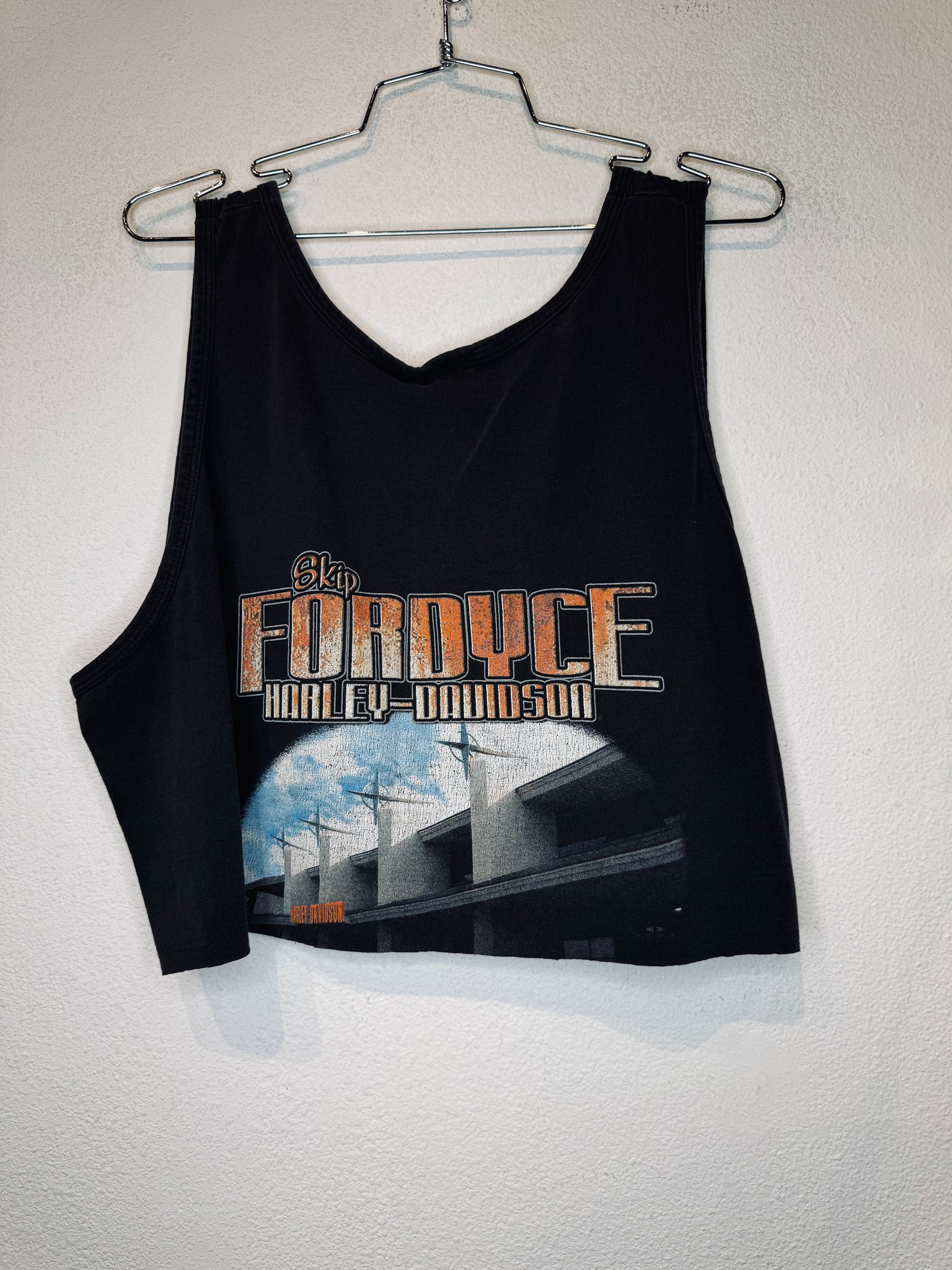 70th Harley Vintage Crop Tank