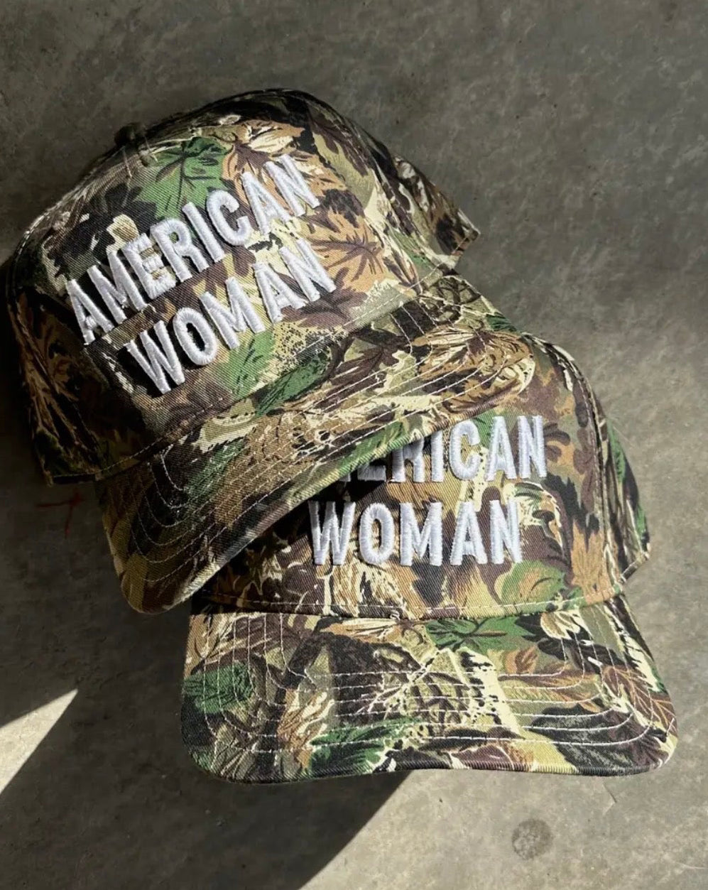 American Woman Trucker Hat