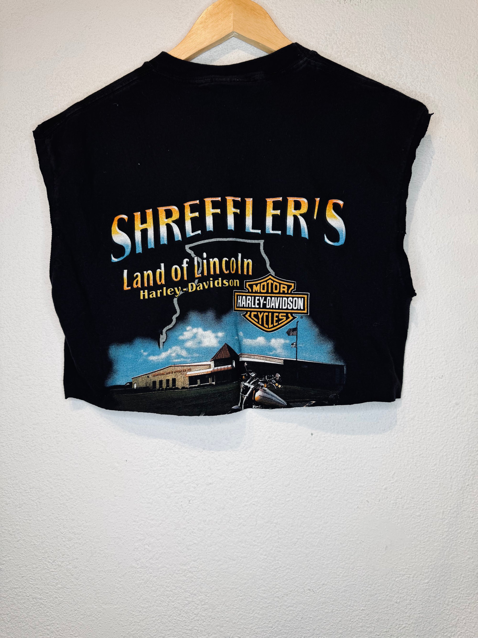 Shrefflers Harley Vintage Crop Tank