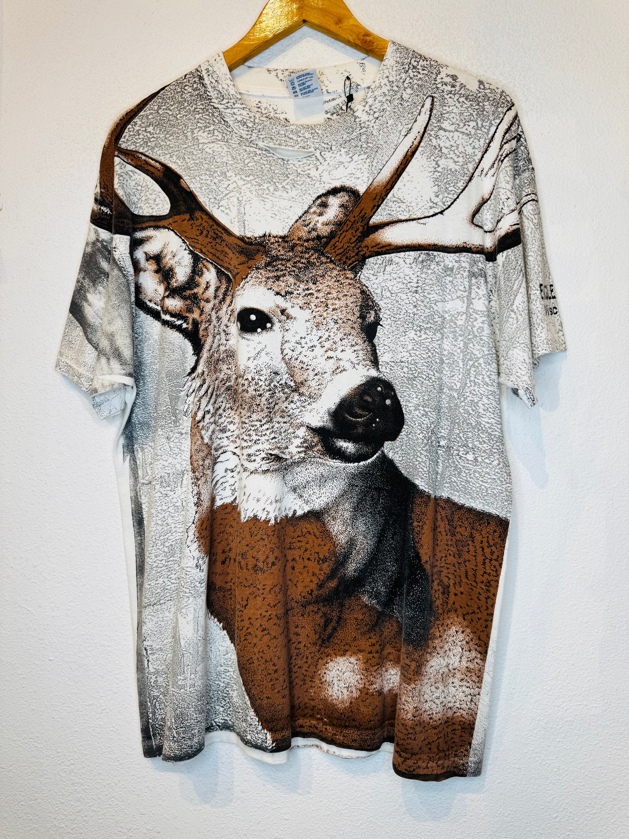 All Over Deer Vintage Tee