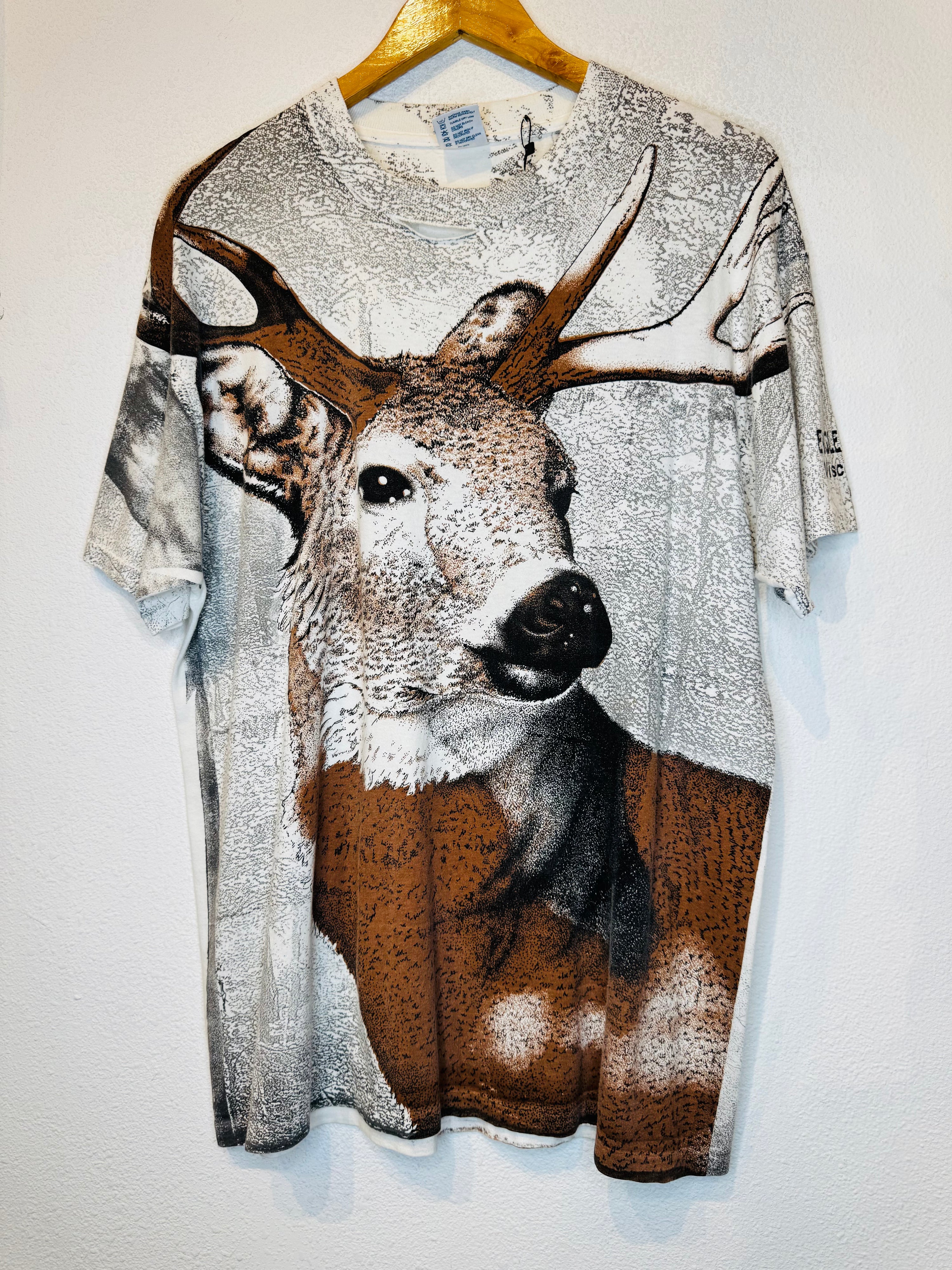 All Over Deer Vintage Tee