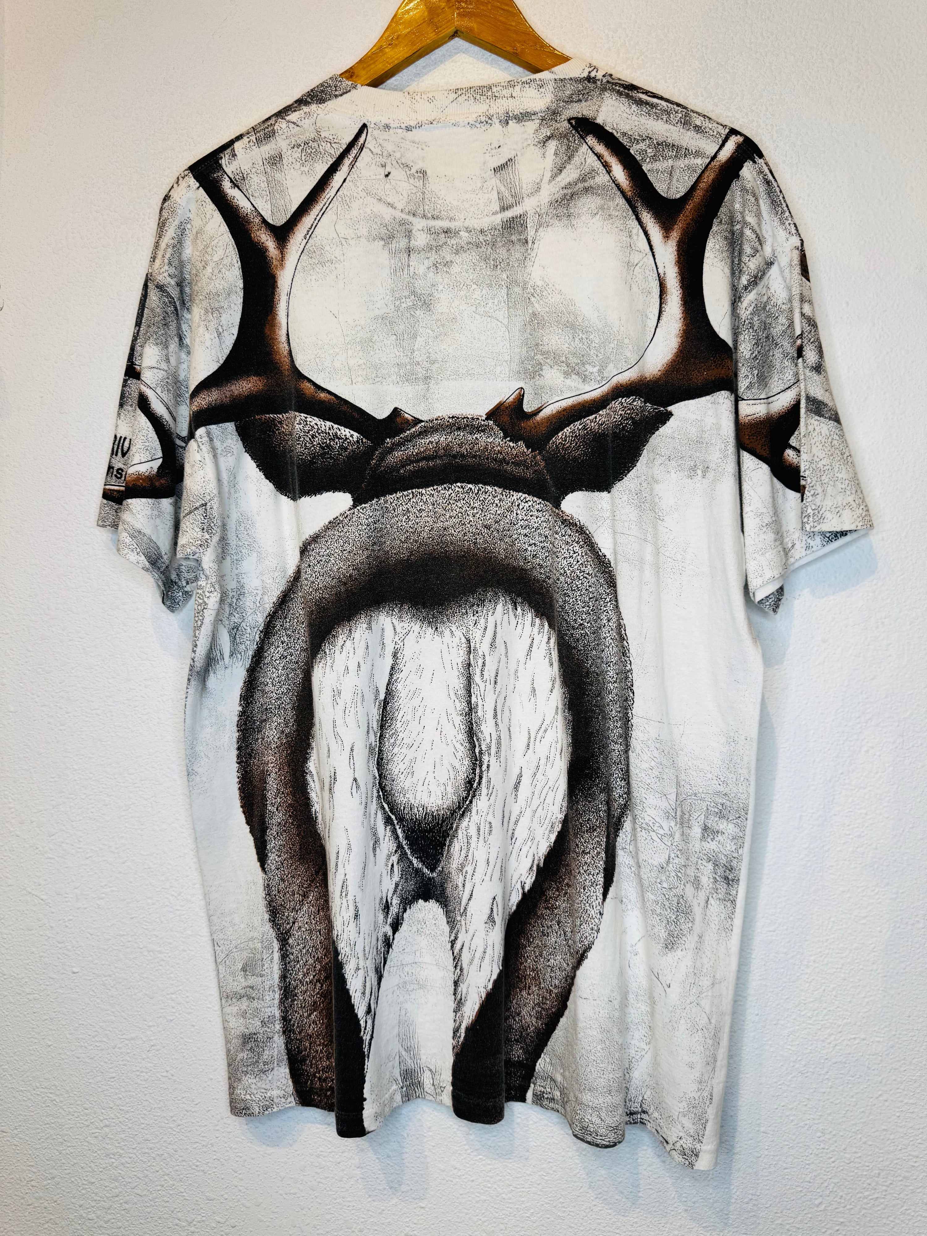 All Over Deer Vintage Tee