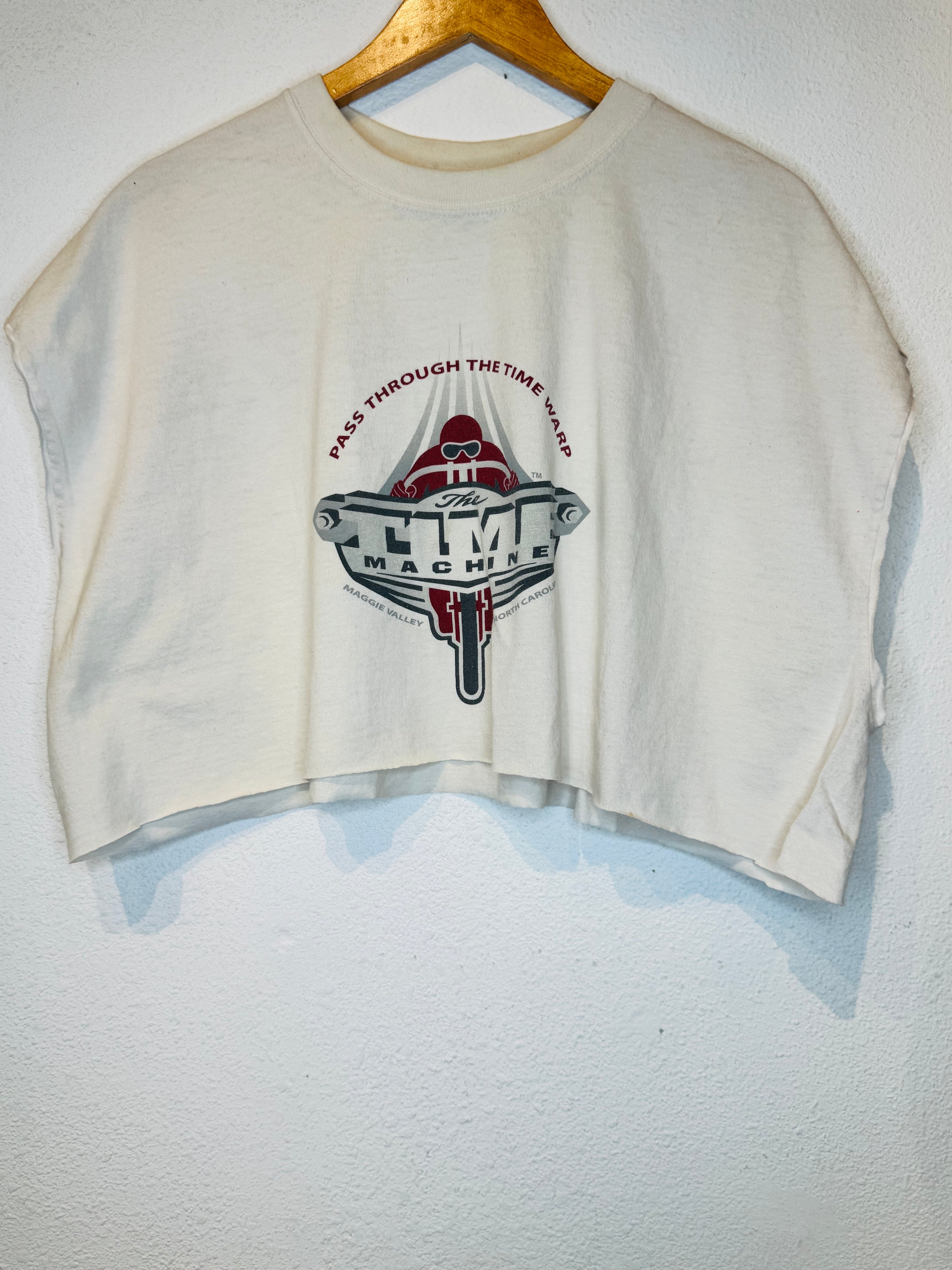 Time Machine Vintage Crop Tank
