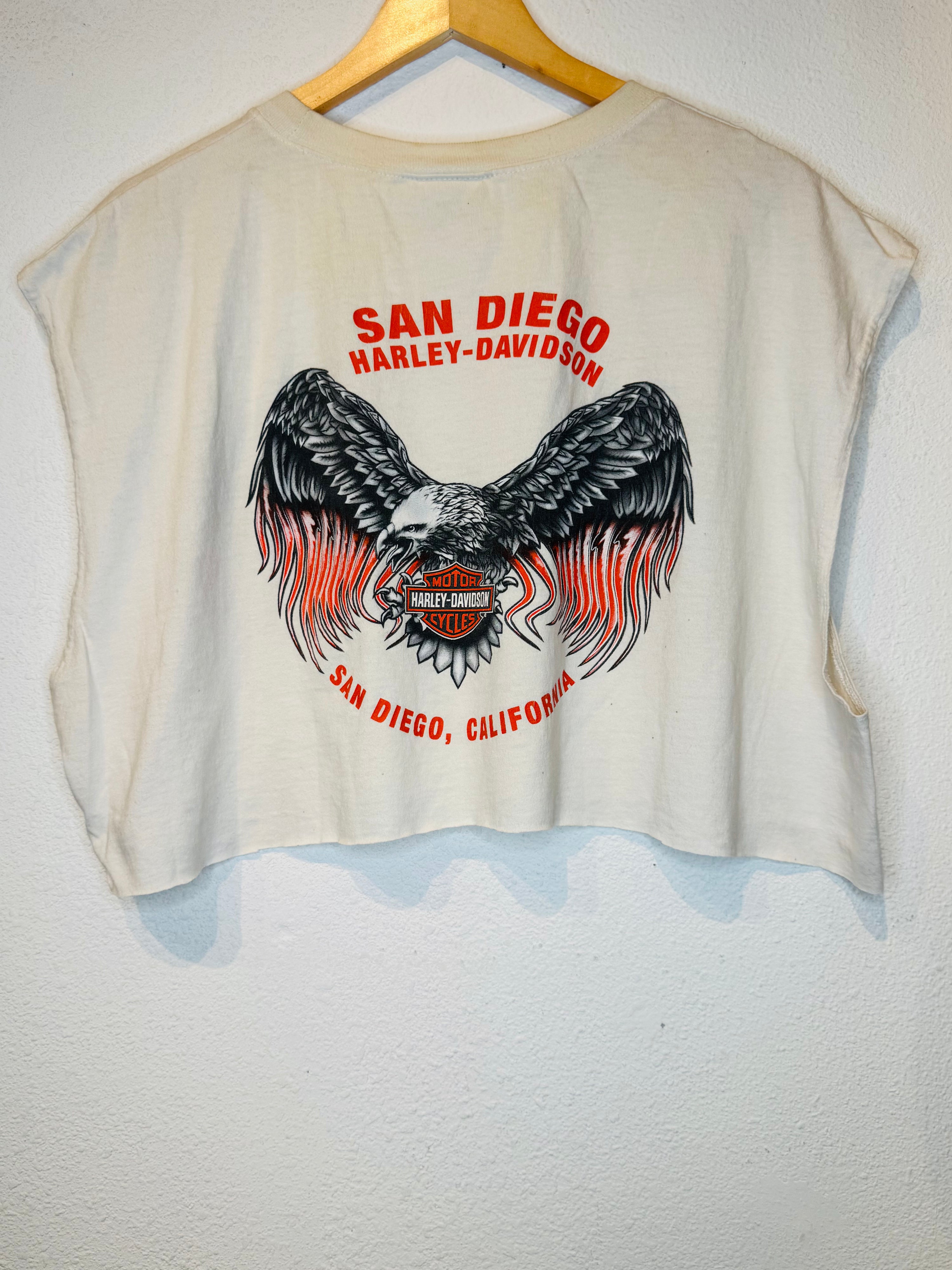 San Diego Harley Vintage Crop Tank