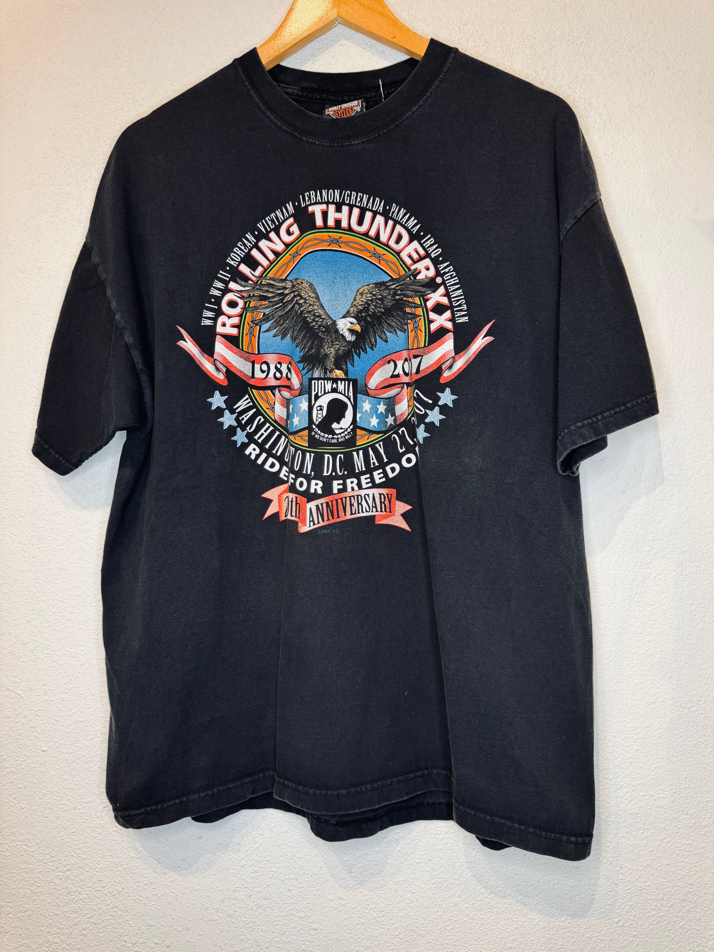 Rolling Thunder Harley Vintage Tee