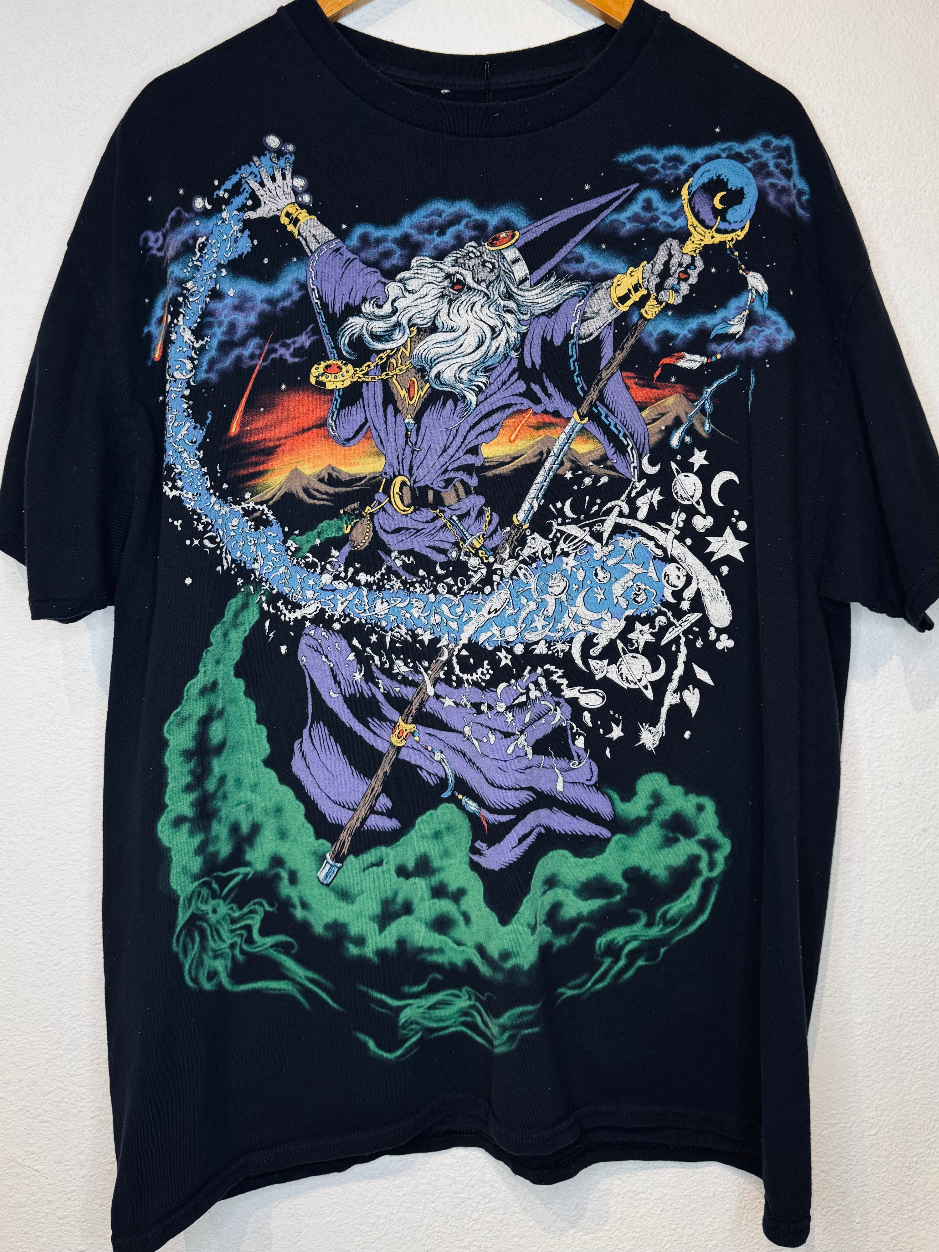Wizard Liquid Blue Vintage Tee
