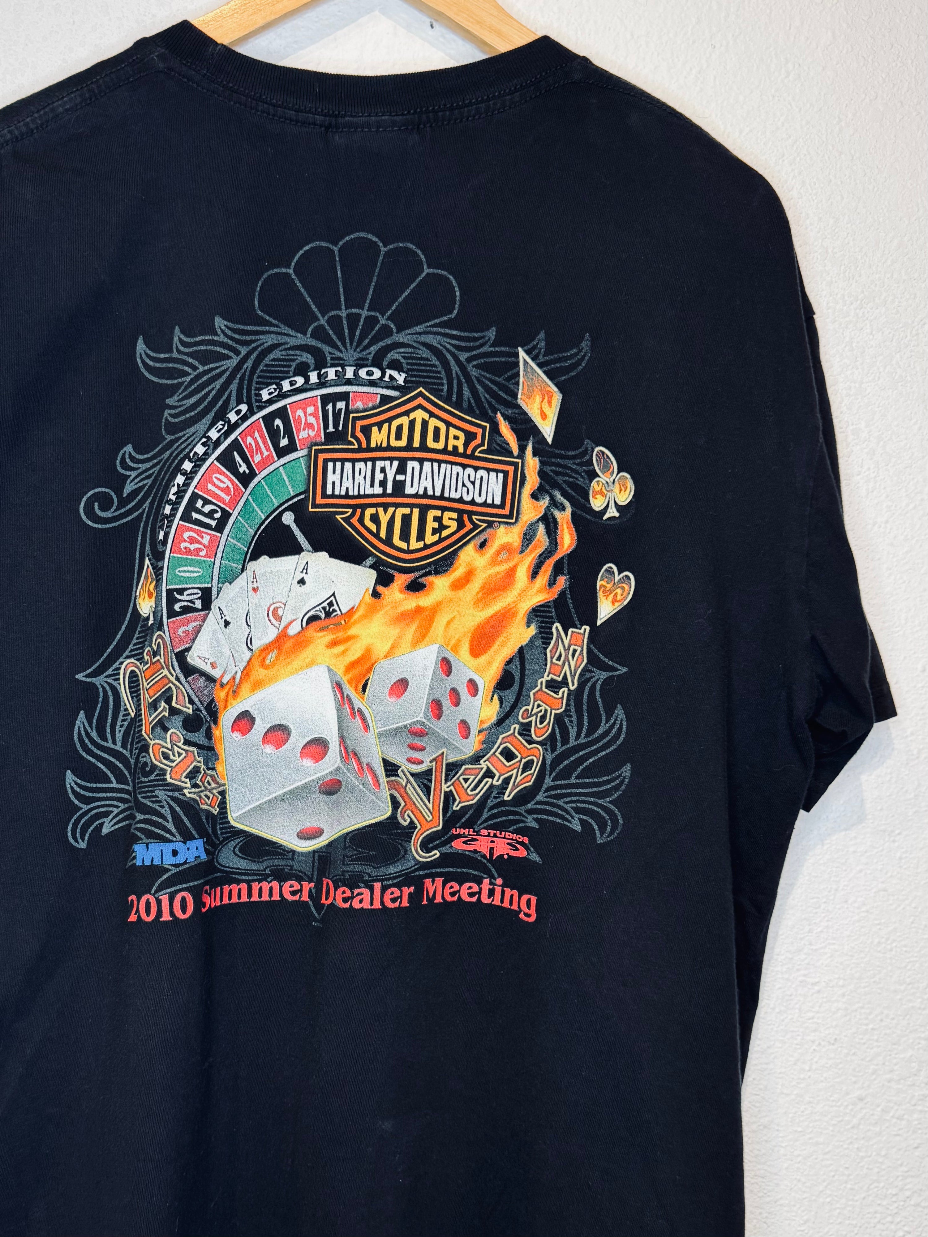 Vegas Summer '10 Harley Vintage Tee