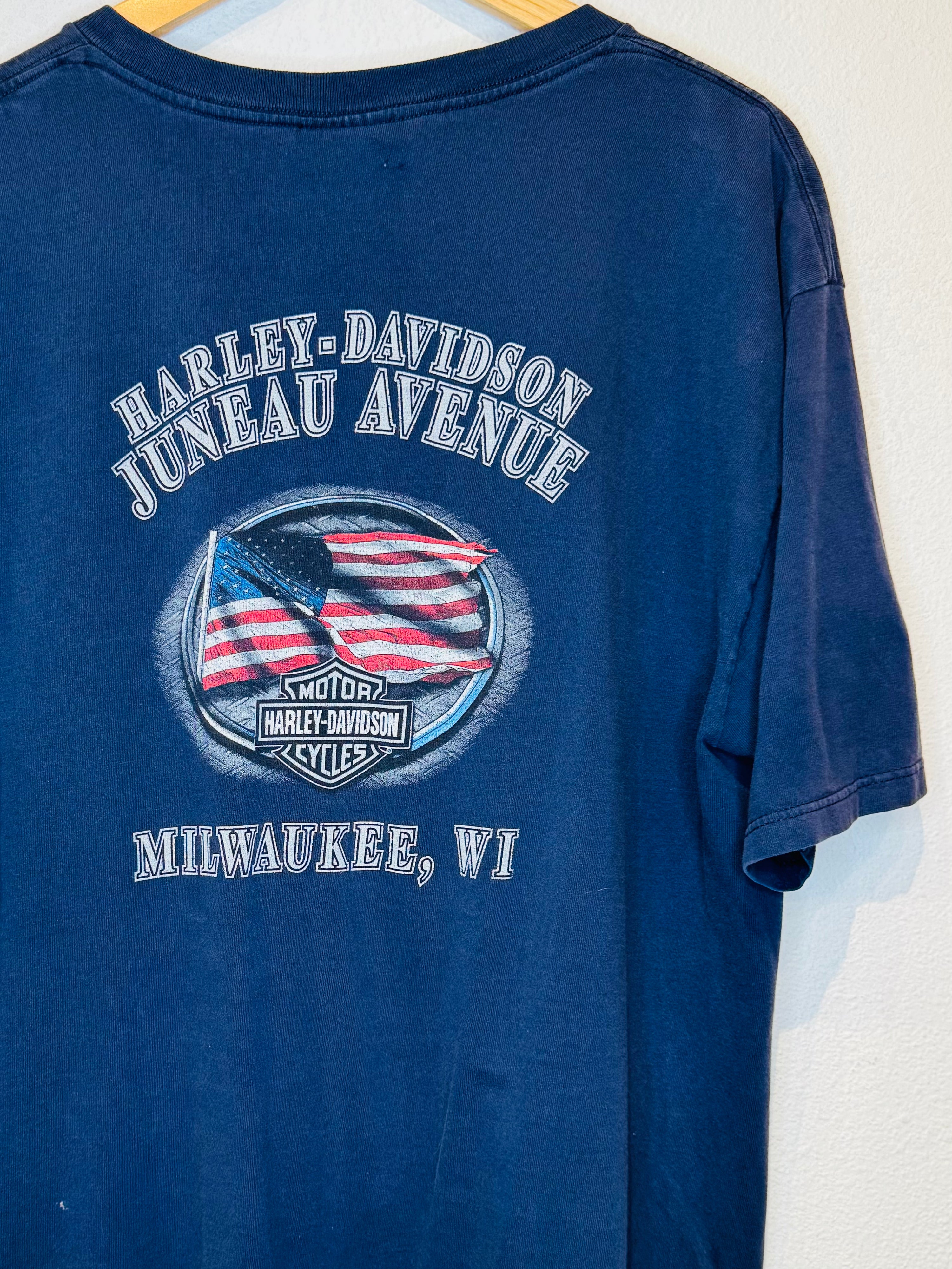 Juneau '07 Harley Vintage Tee