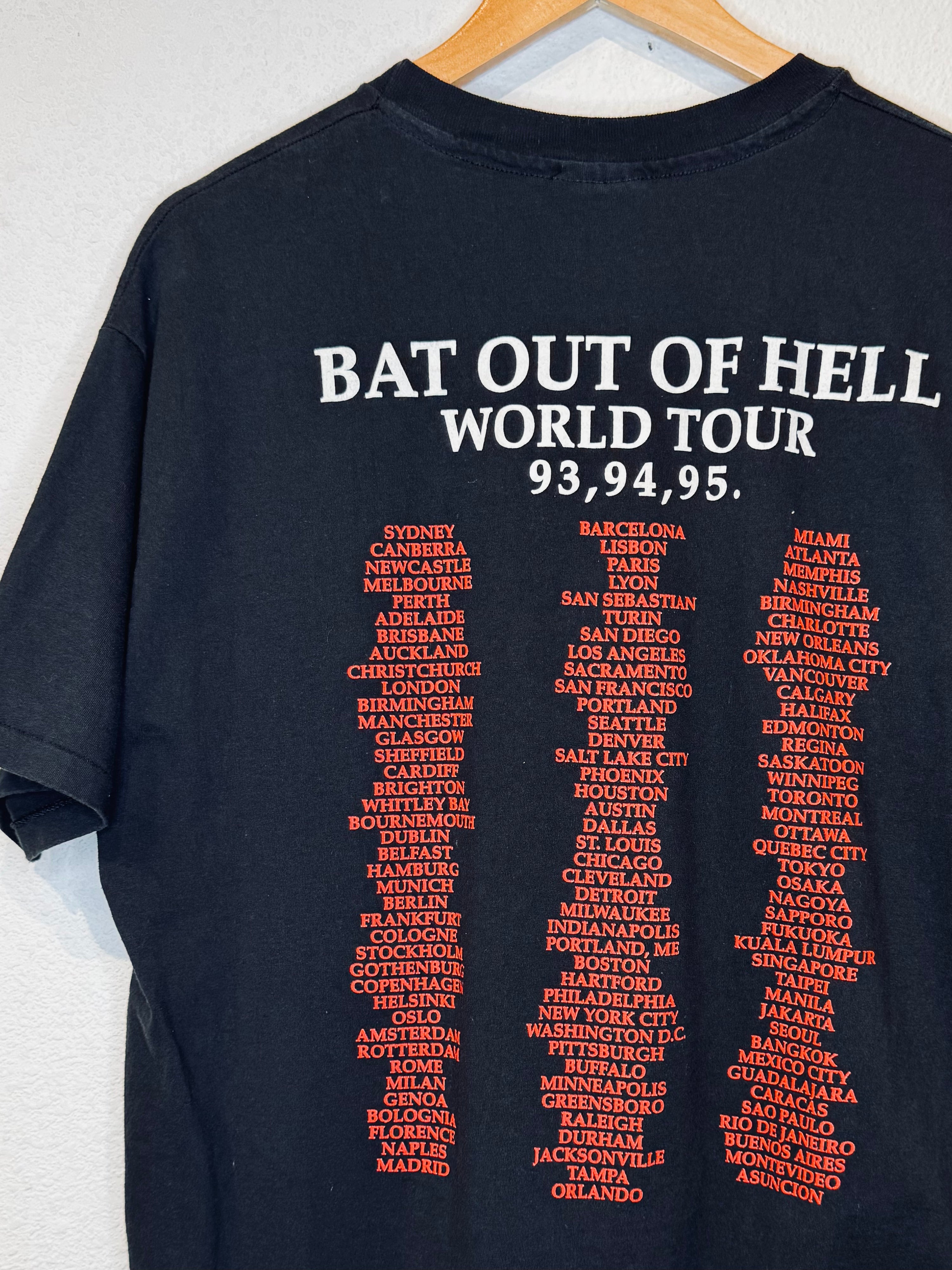 Meatloaf World Tour Vintage Tee