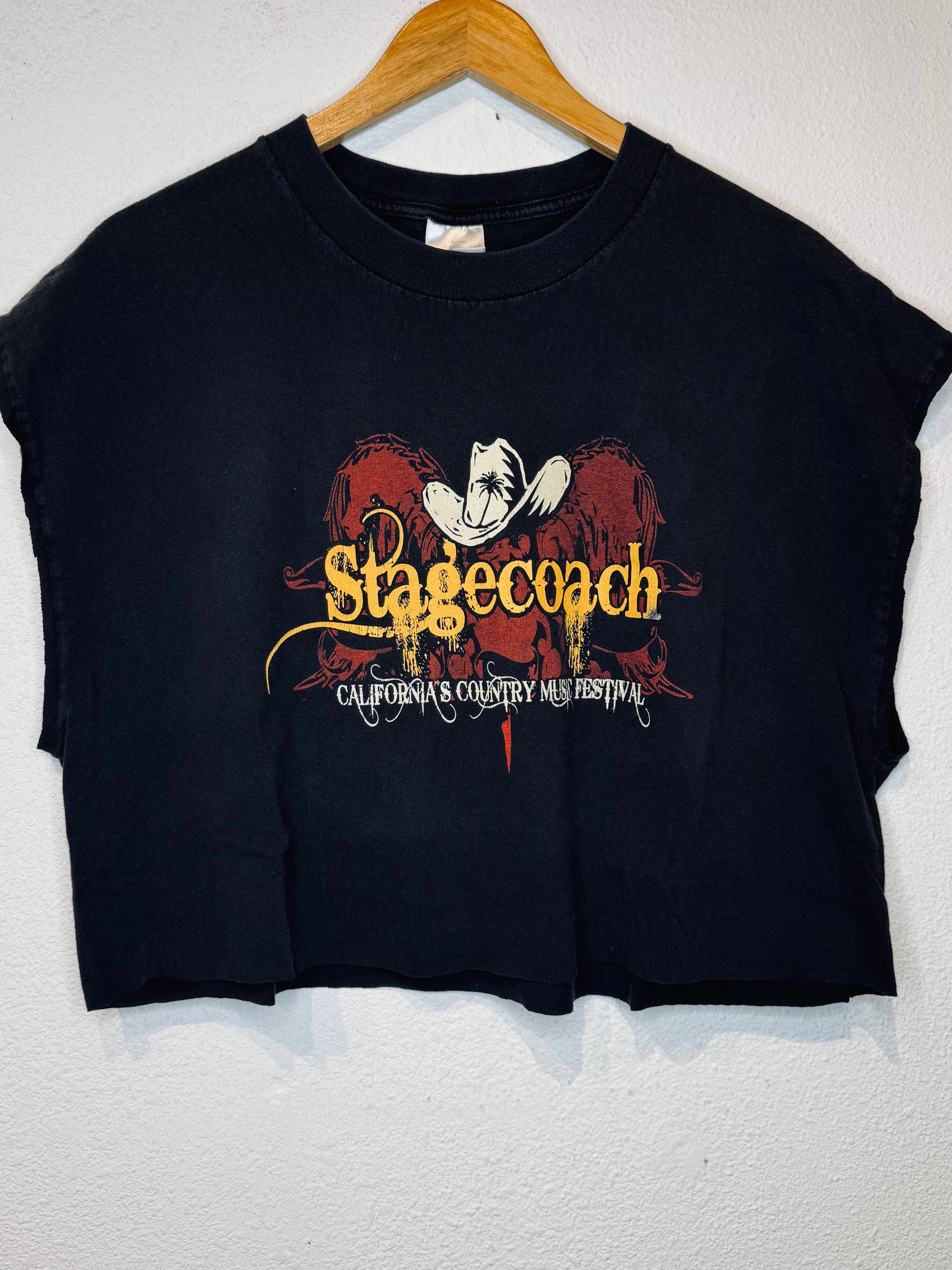 Stagecoach '08 Vintage Crop Tank