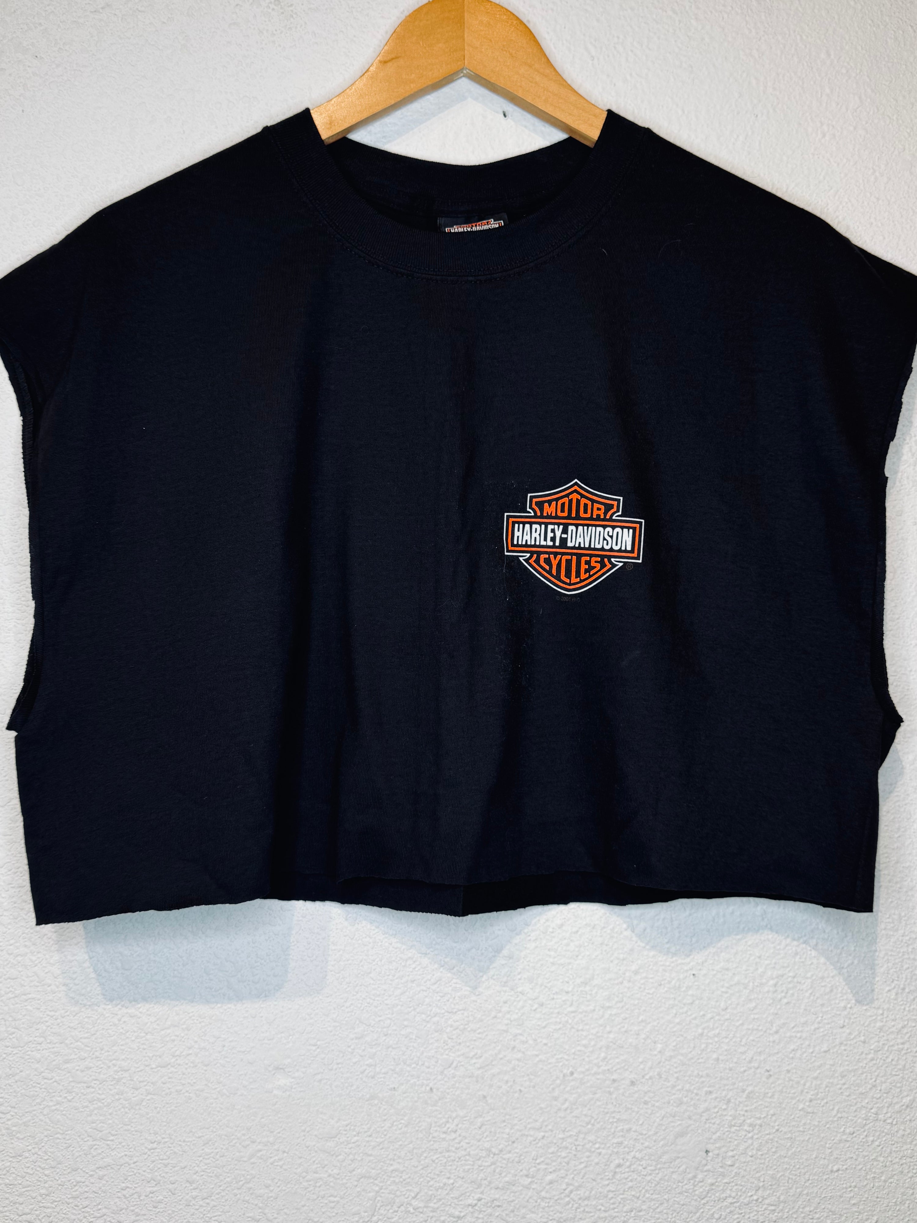Party '03 Harley Vintage Crop Tank