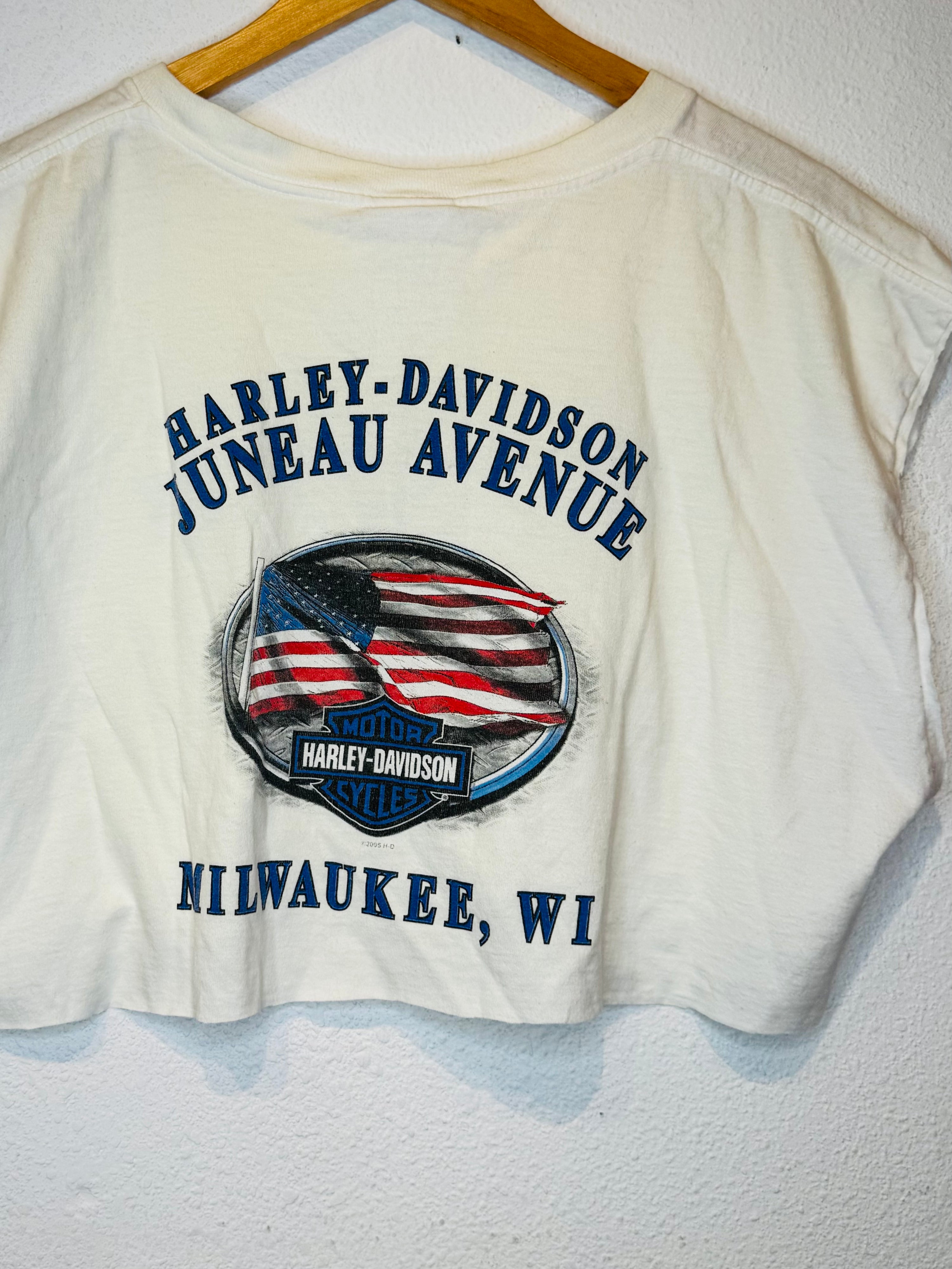 Milwaukee Harley Vintage Crop Tank