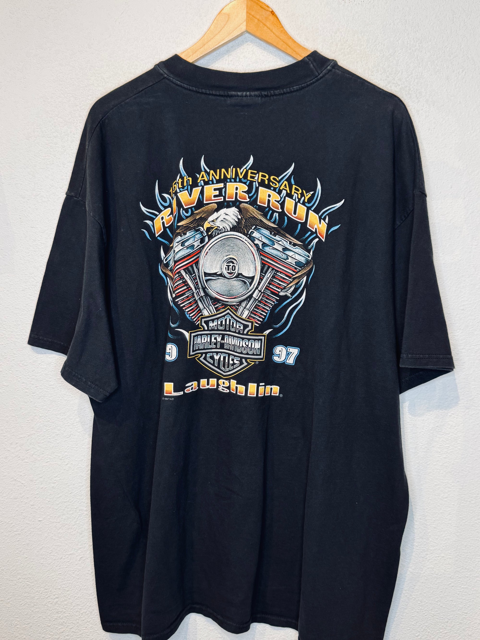 Laughlin '97 Harley Vintage Tee