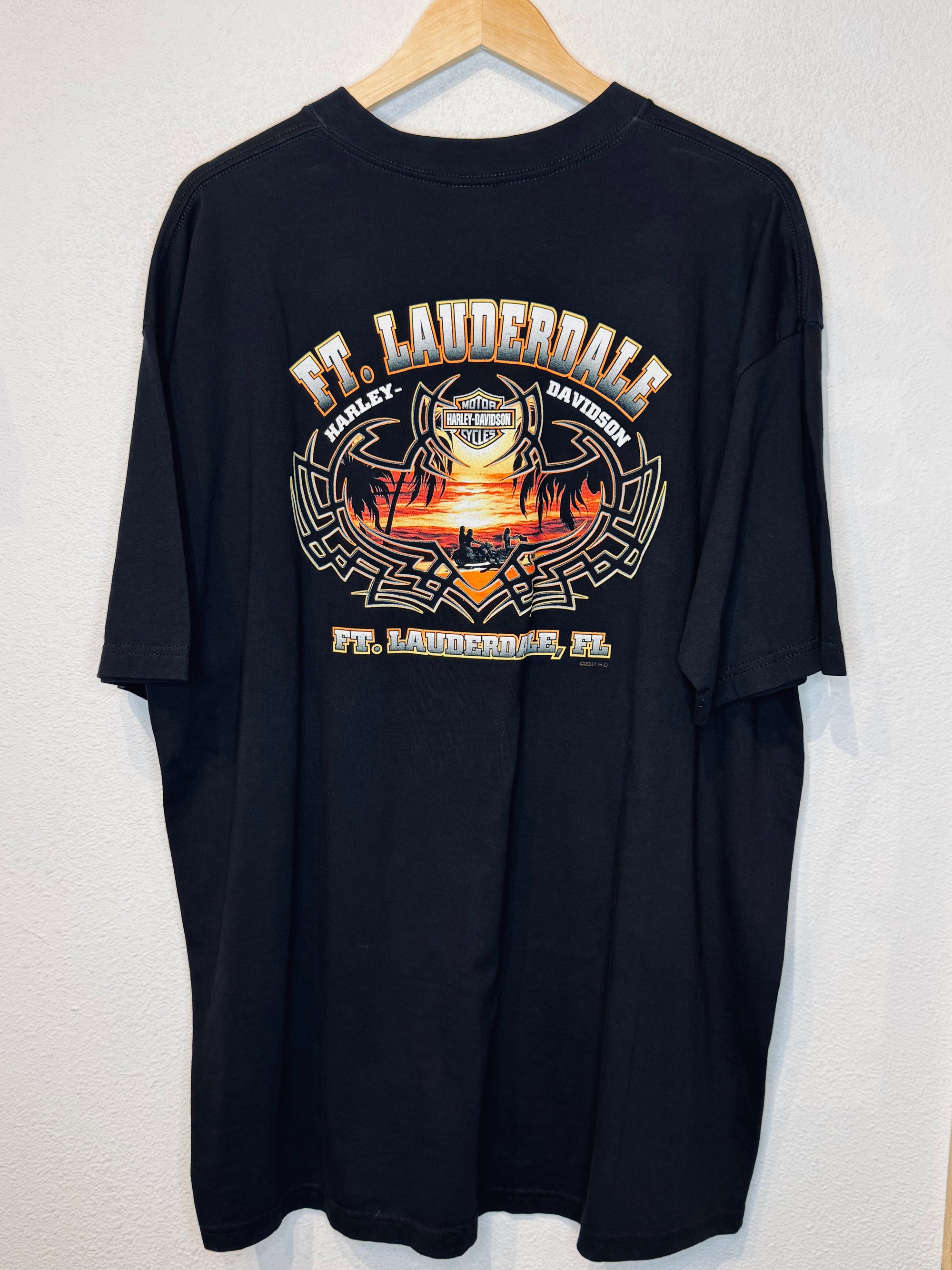 Ft Lauderdale Harley Vintage Tee