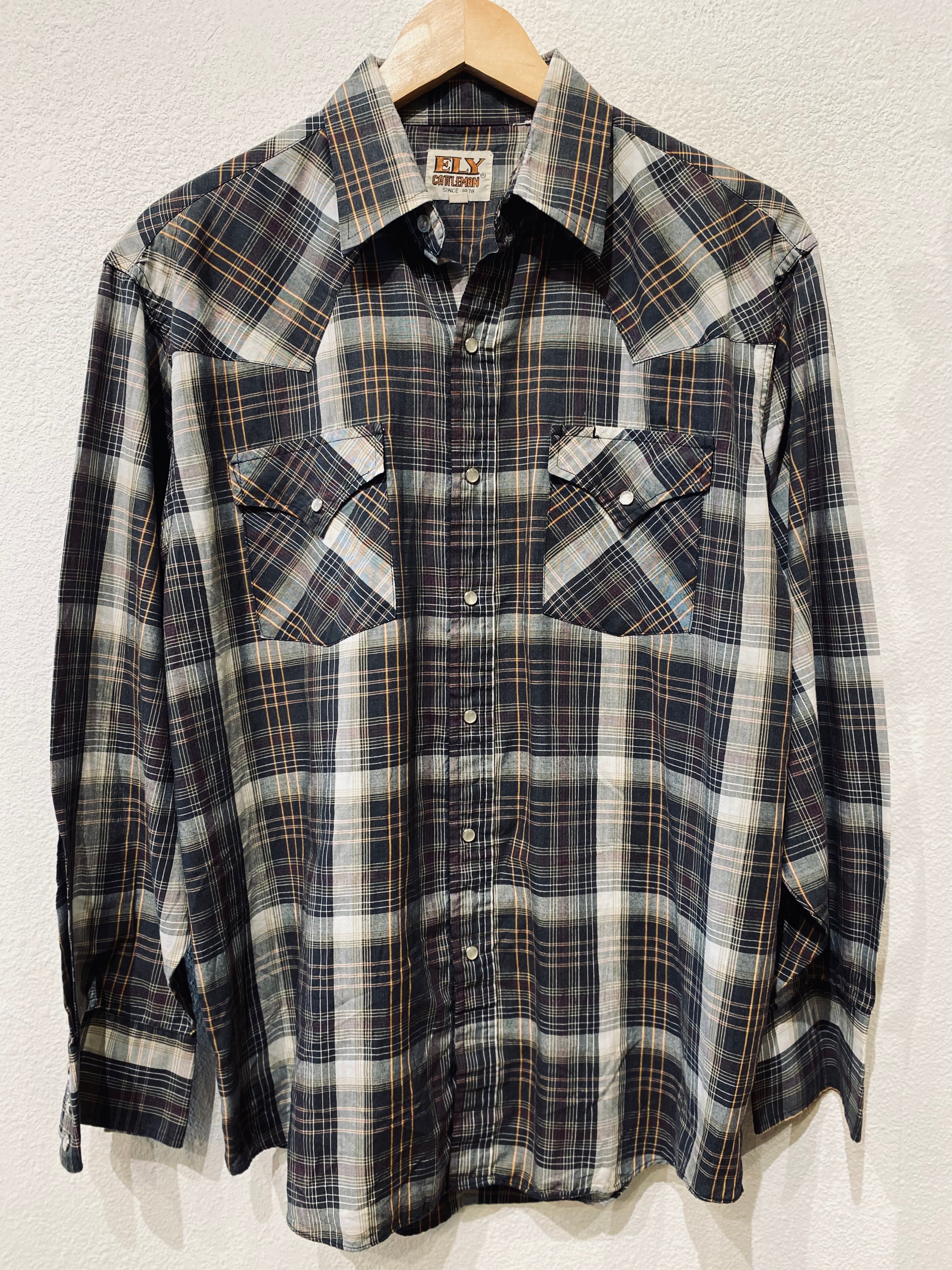 Ely Cattleman Vintage Pearl Snap