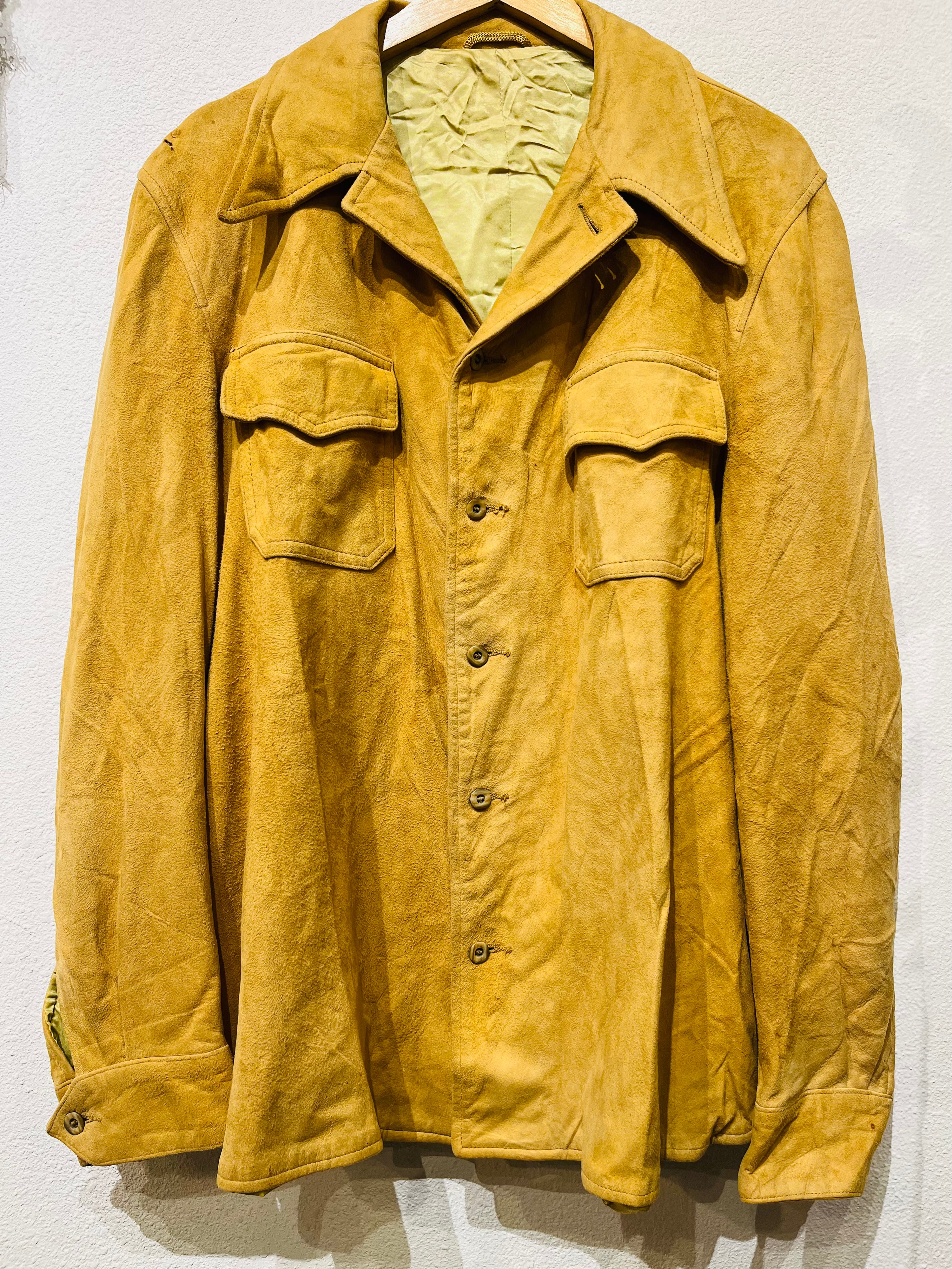 Suede Vintage Shirt Jacket