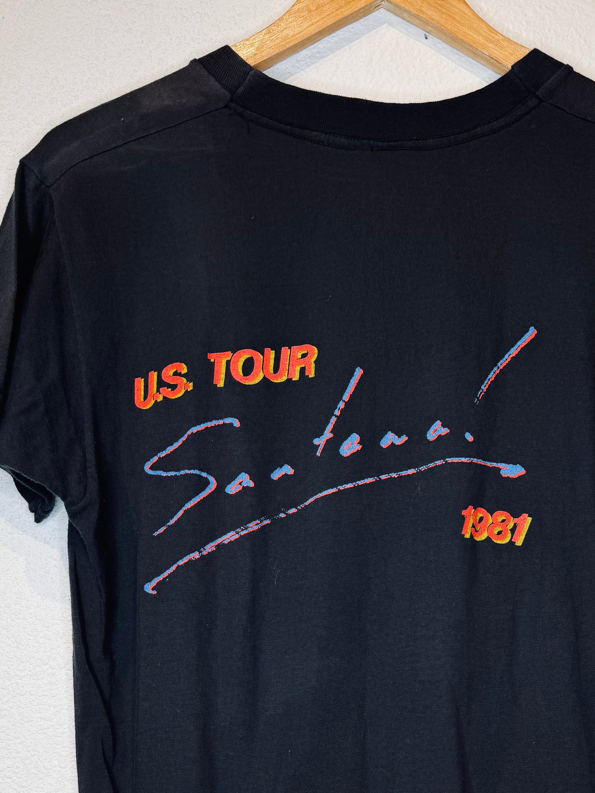 1981 Santana Zebop Vintage Tee - Burnout