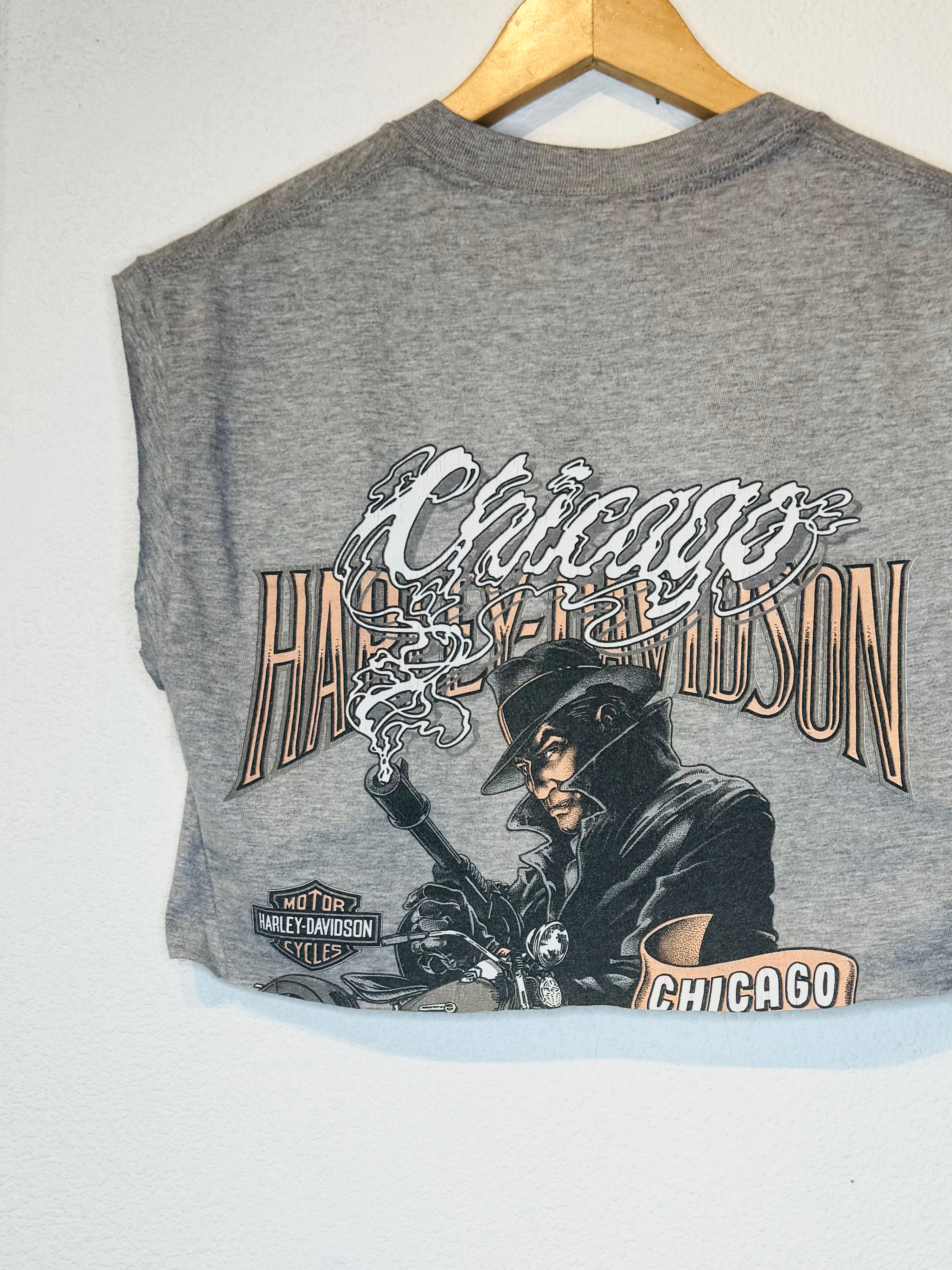 Chicago Harley Vintage Crop Tank