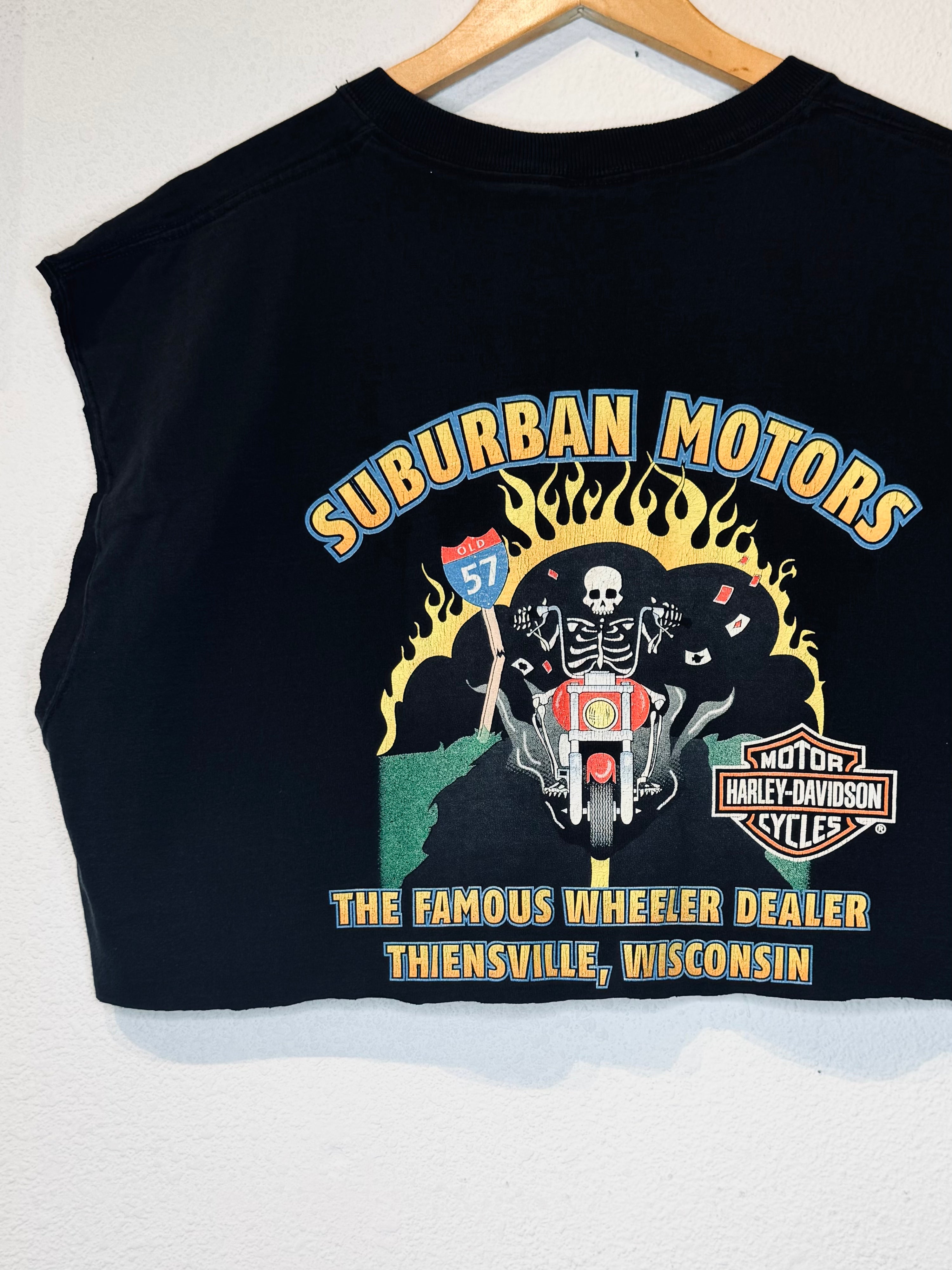 Suburban Harley Vintage Crop Tank
