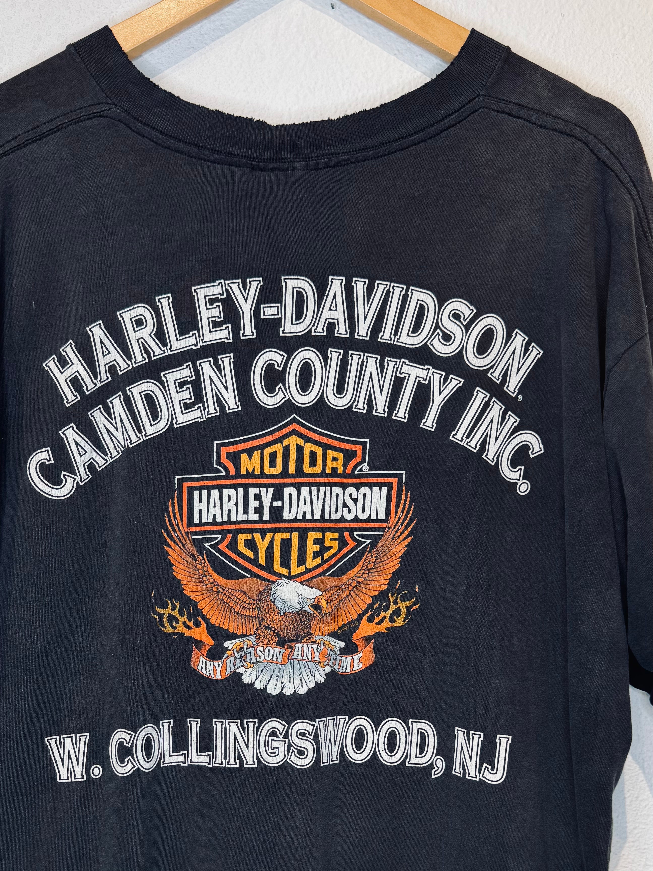 New Jersey Wolf Harley Vintage Tee