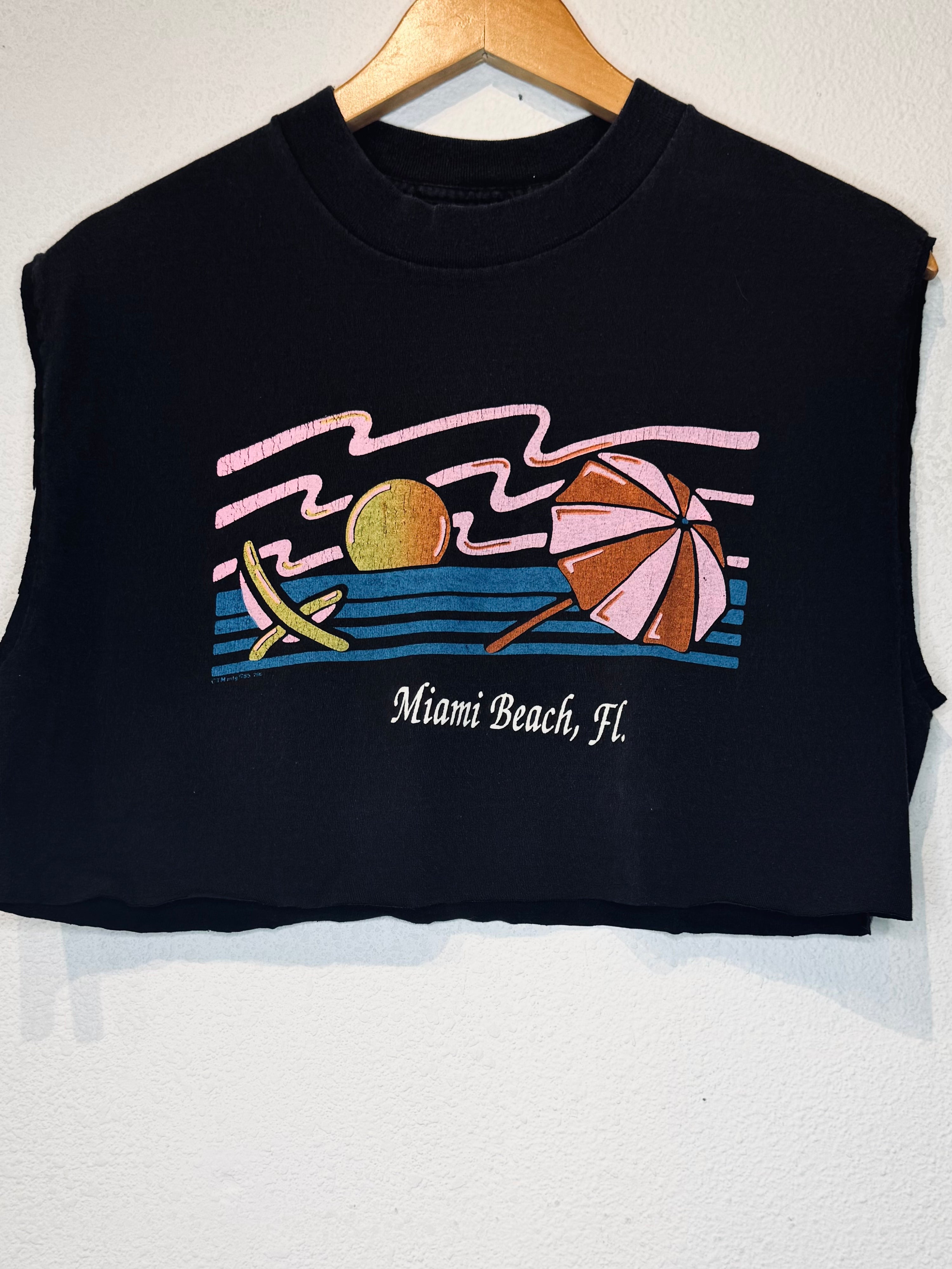 Miami Vintage Crop Tank