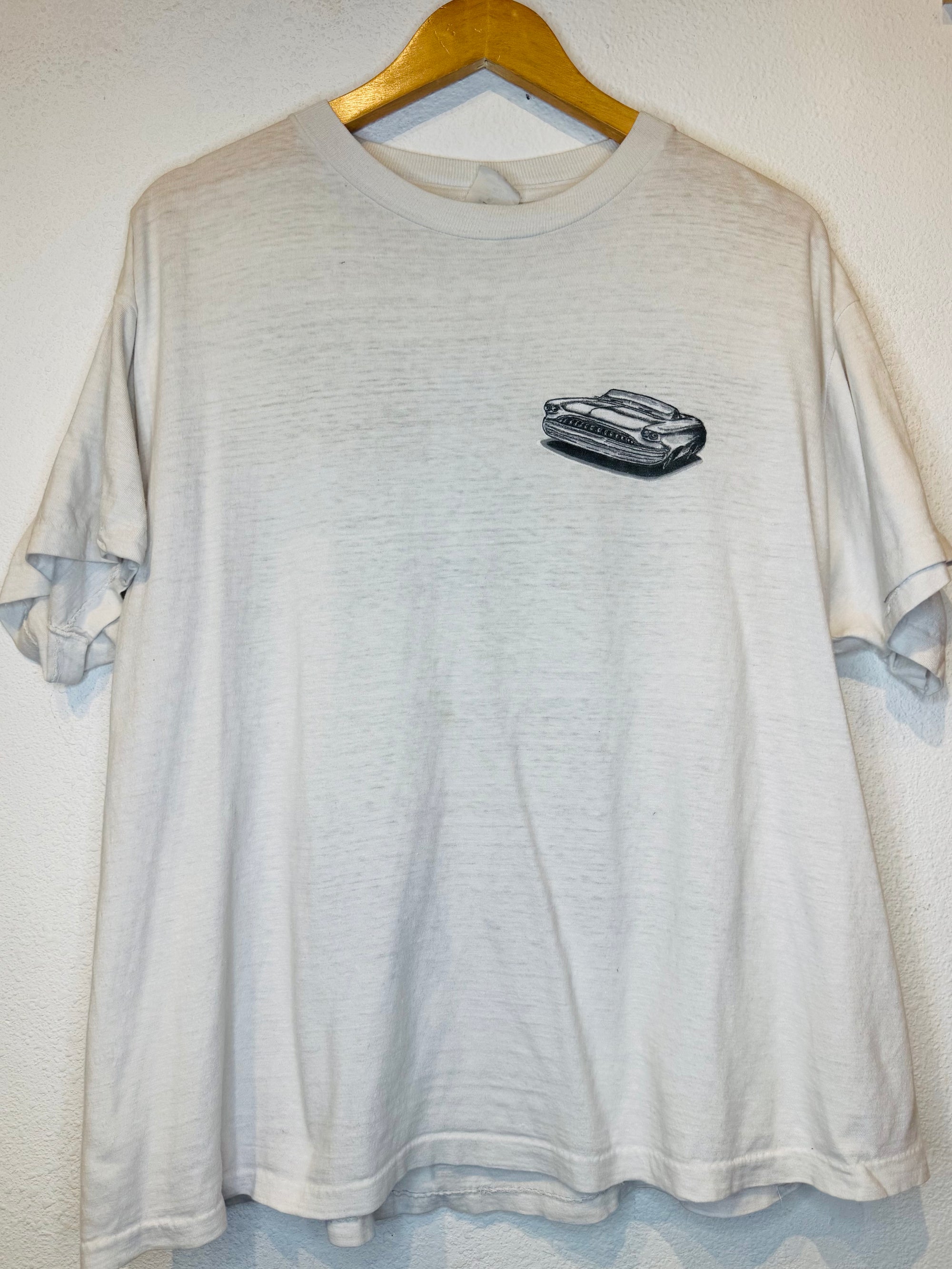 Follow the Eagle Biker Vintage Tee - Burnout
