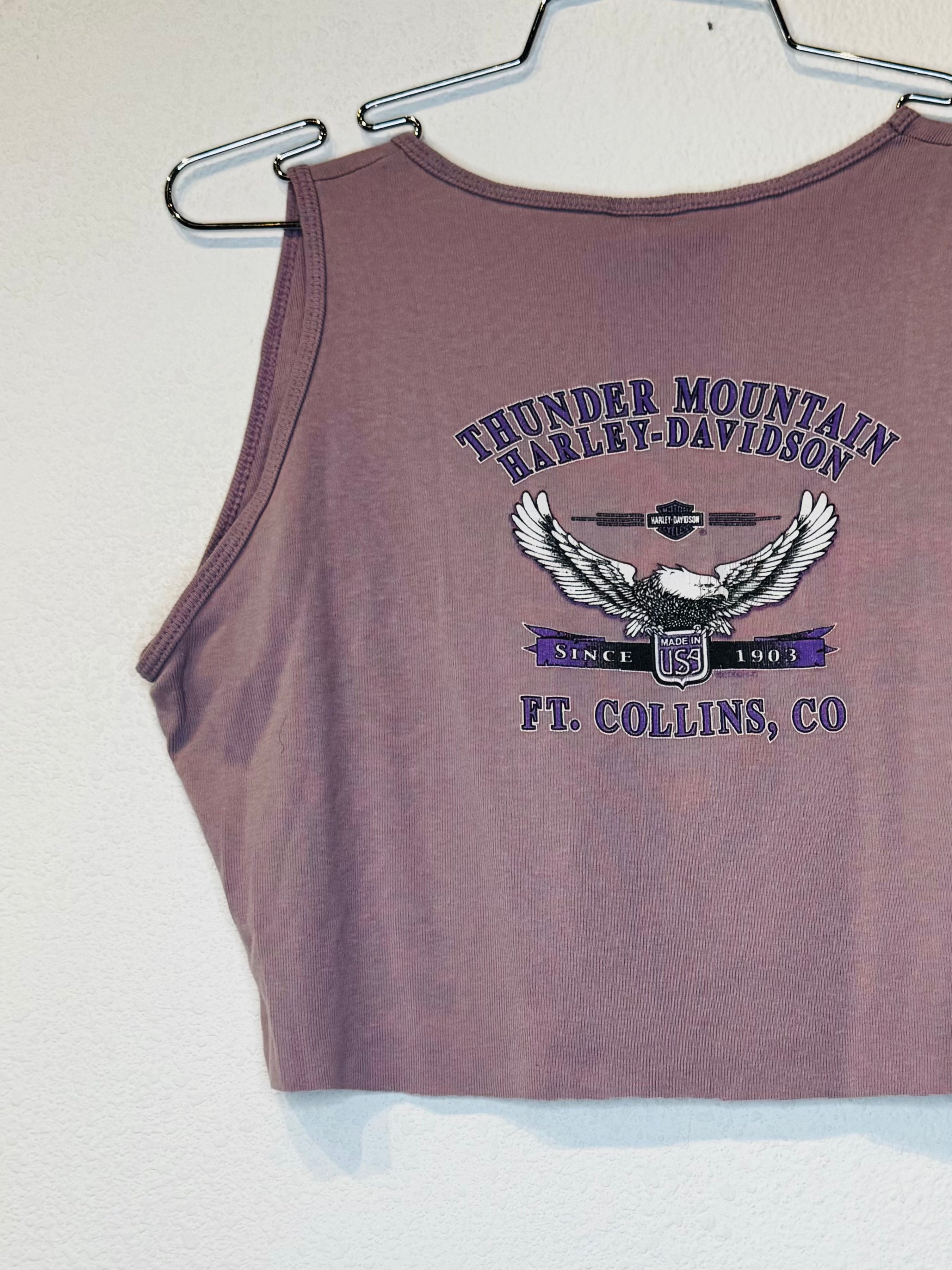 Ft Collins Harley Vintage Crop Tank