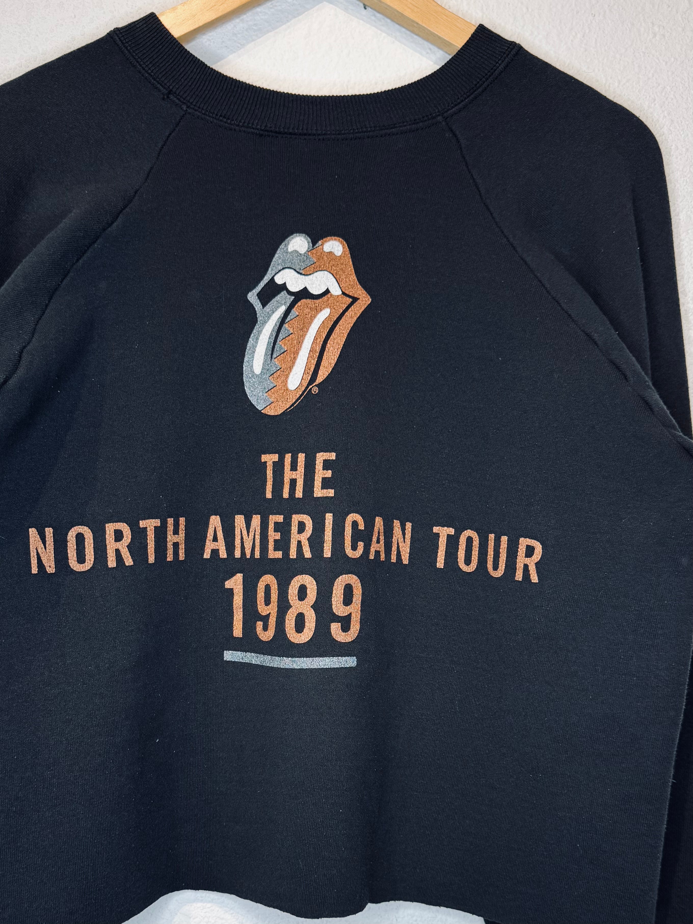 Rolling Stones '89 Crop Crewneck