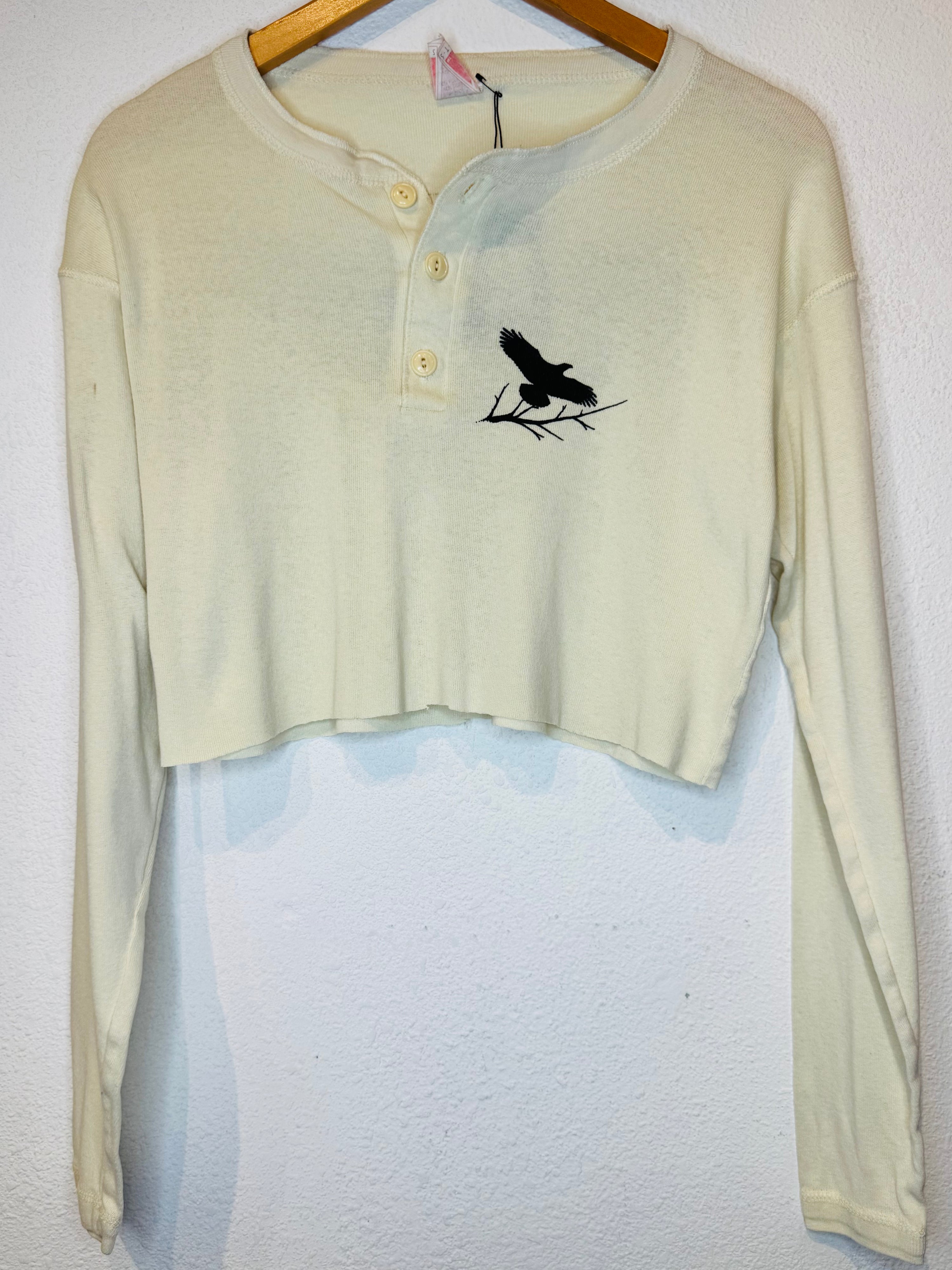 Soaring Eagle Vintage Crop Long Sleeve