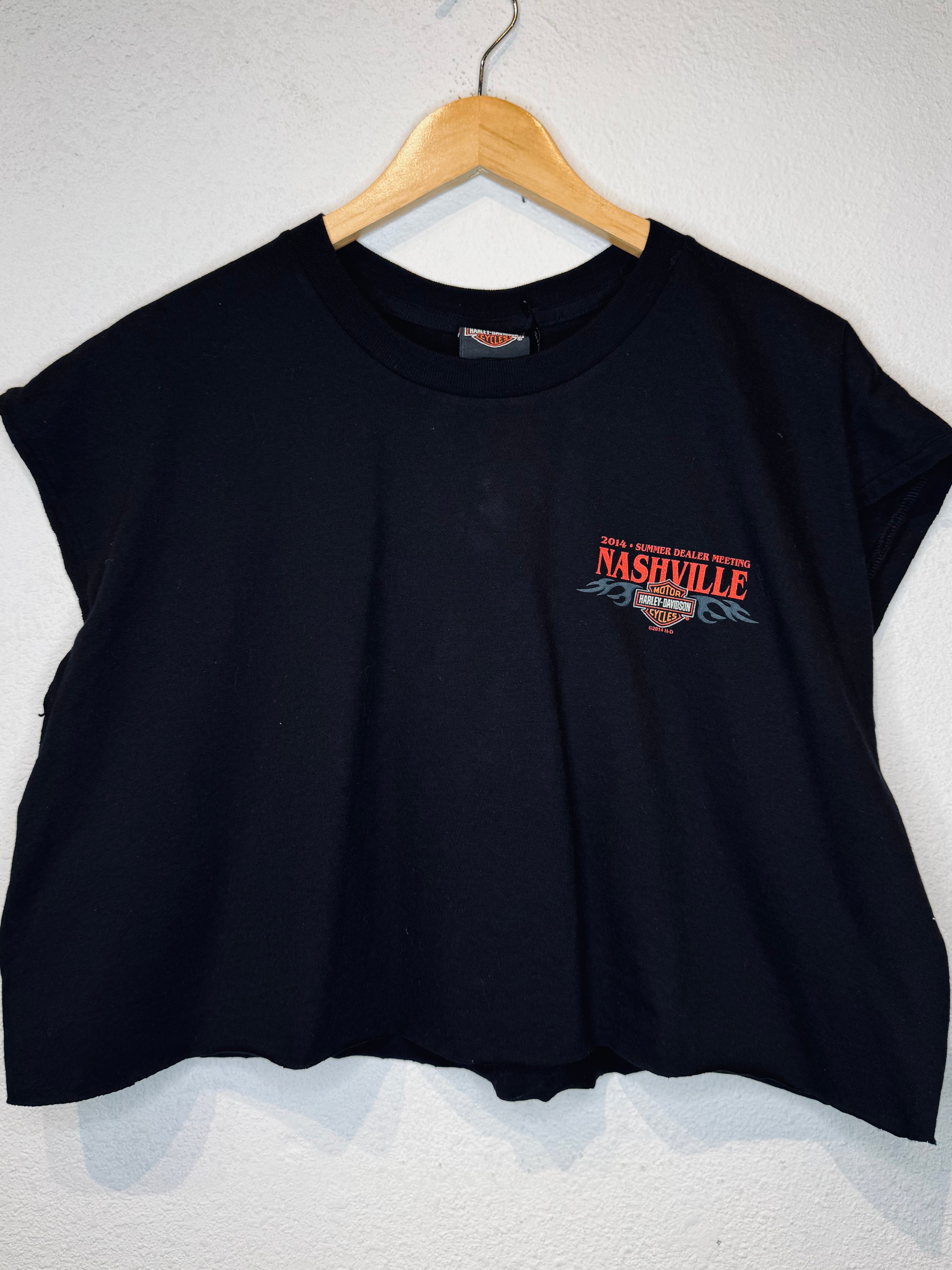 Nashville Harley Vintage Crop Tank