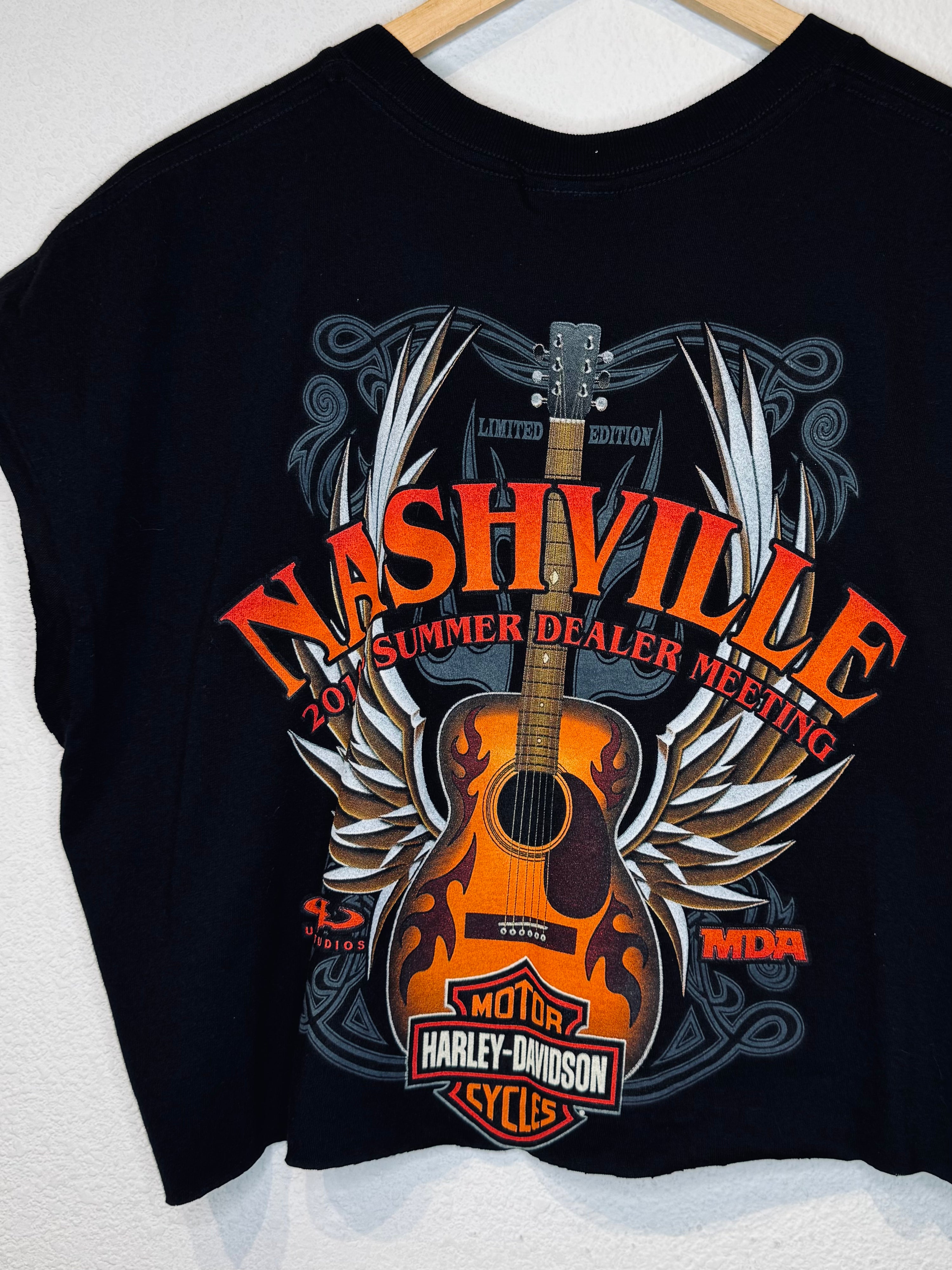 Nashville Harley Vintage Crop Tank