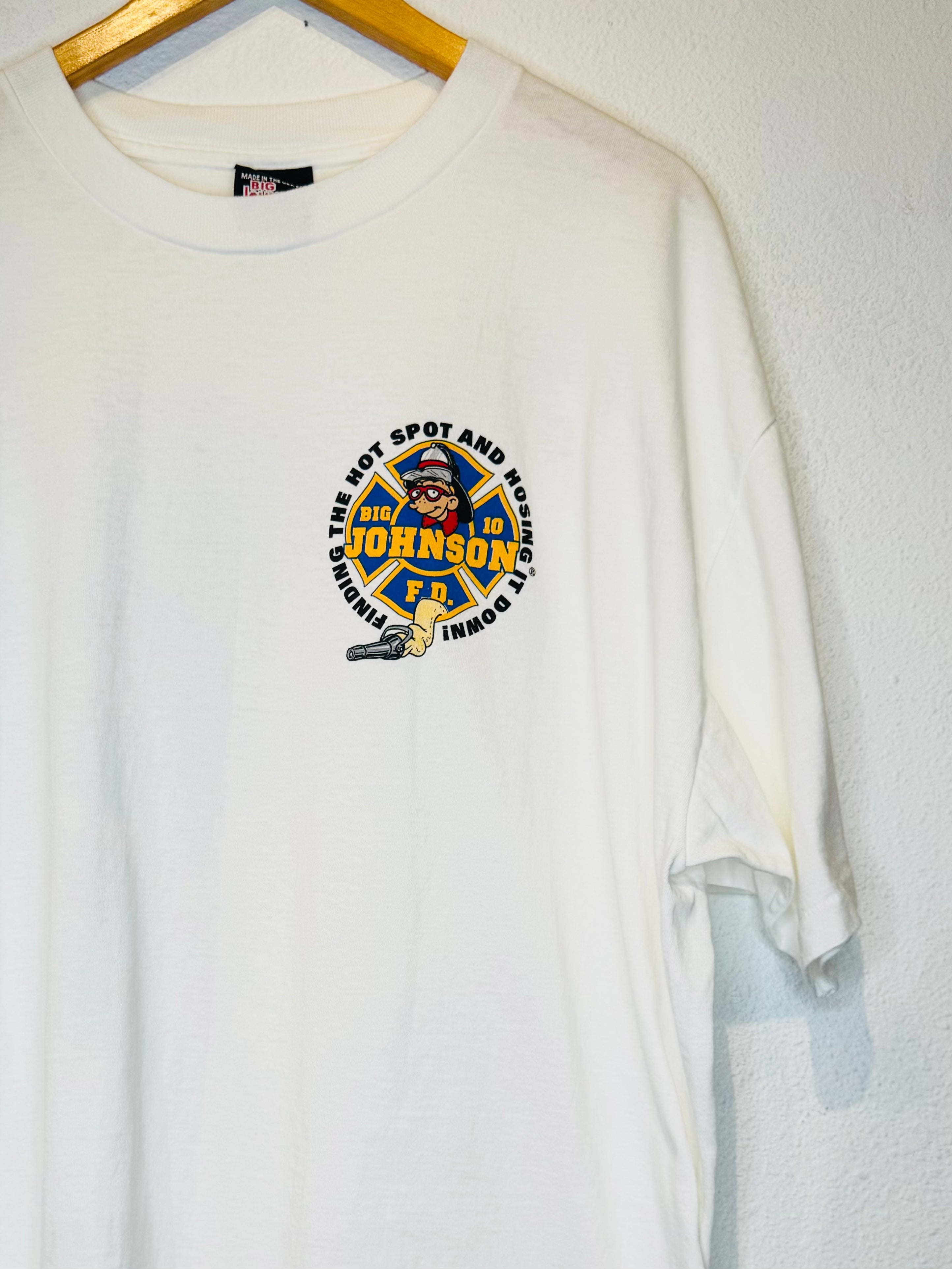 Big Johnson Fire Dept Vintage Tee