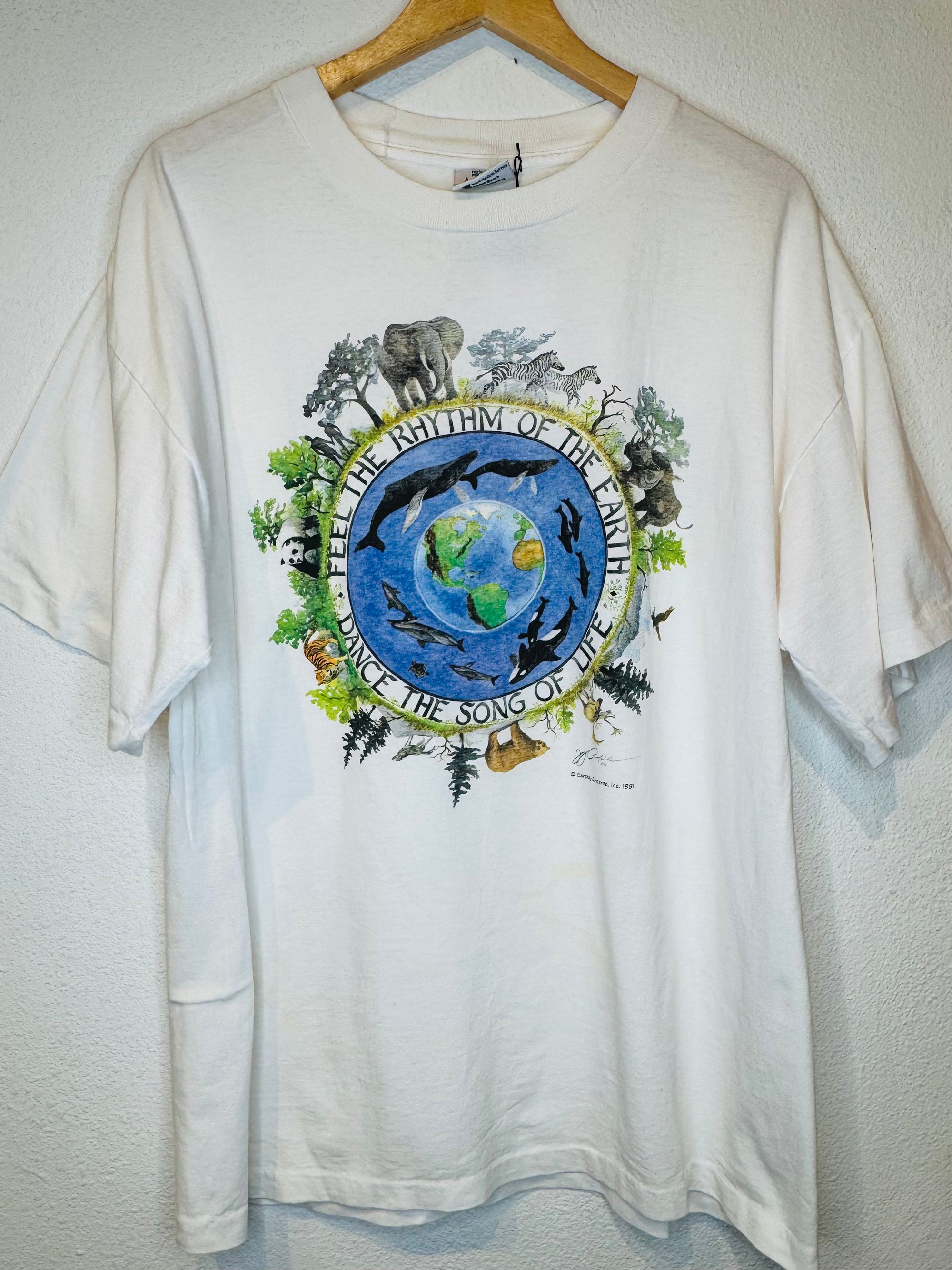 Earthly Concerns Vintage Tee - Burnout